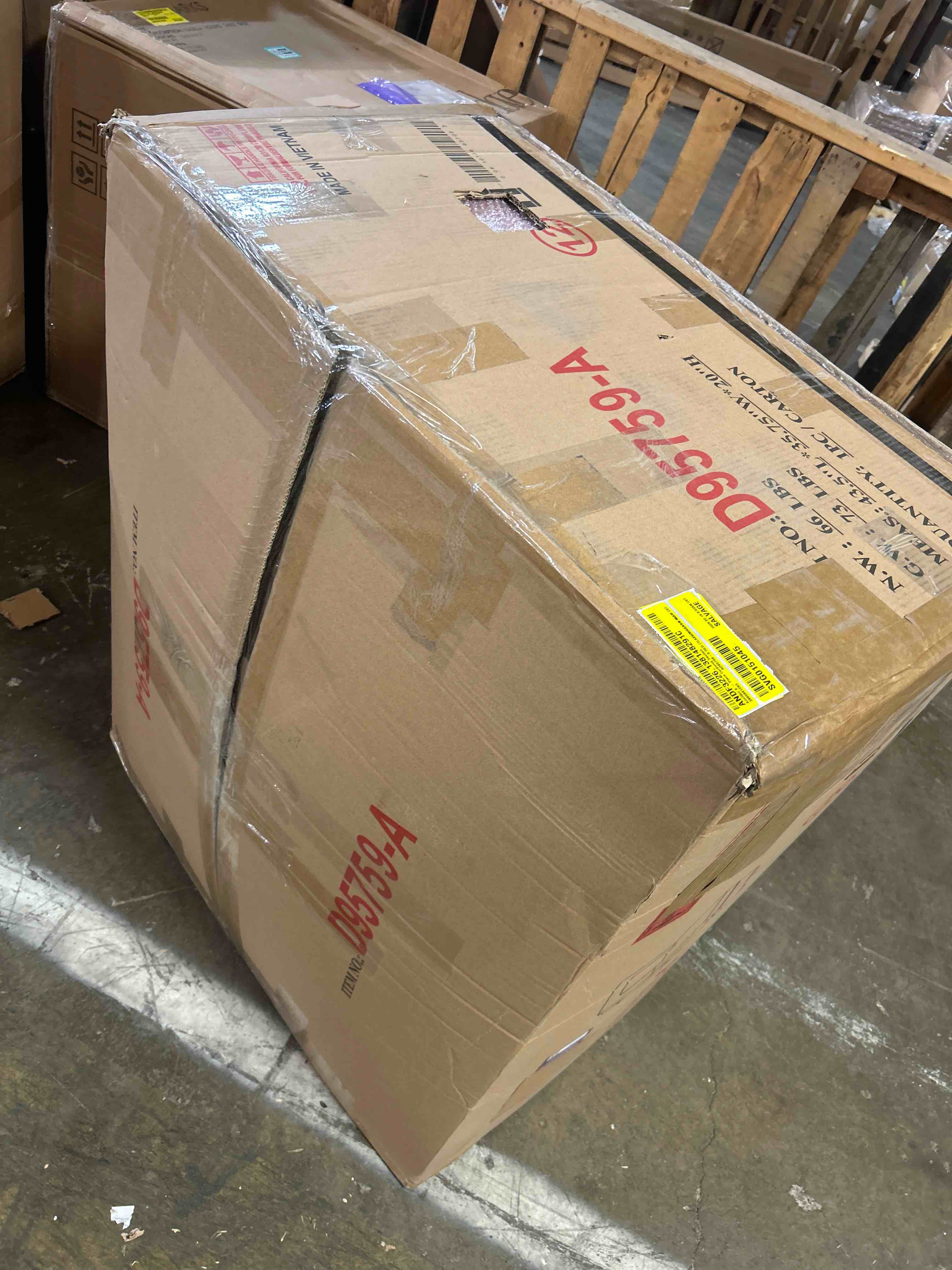 Condition photo showing As Is for Amrith 157" Wide Reversible Modular Corner Sectional(Incomplete armless chair only )