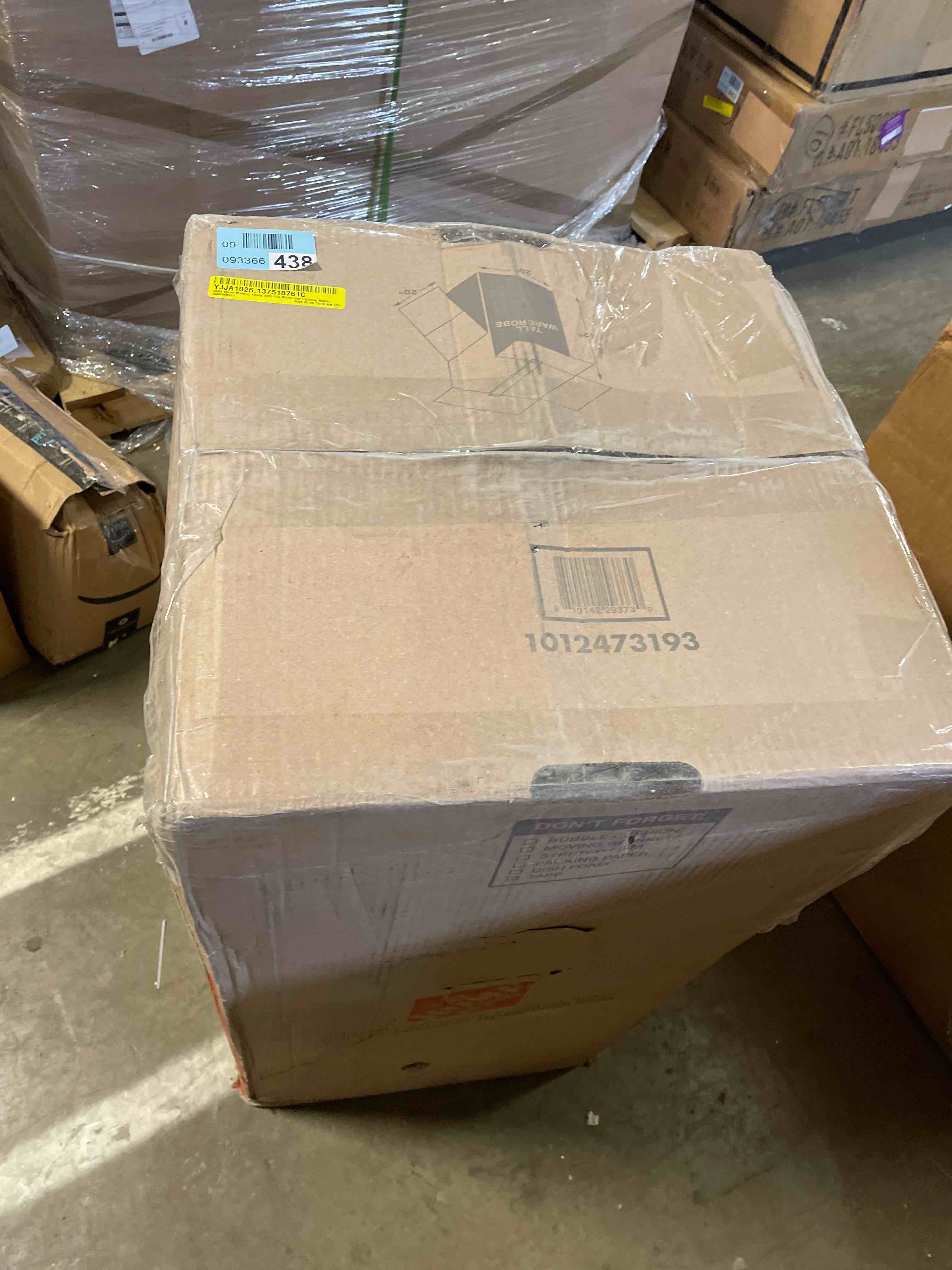 Condition photo showing As Is for Solid Wood Makeup Vanity with Flip Mirror and Lighting Modes (used)