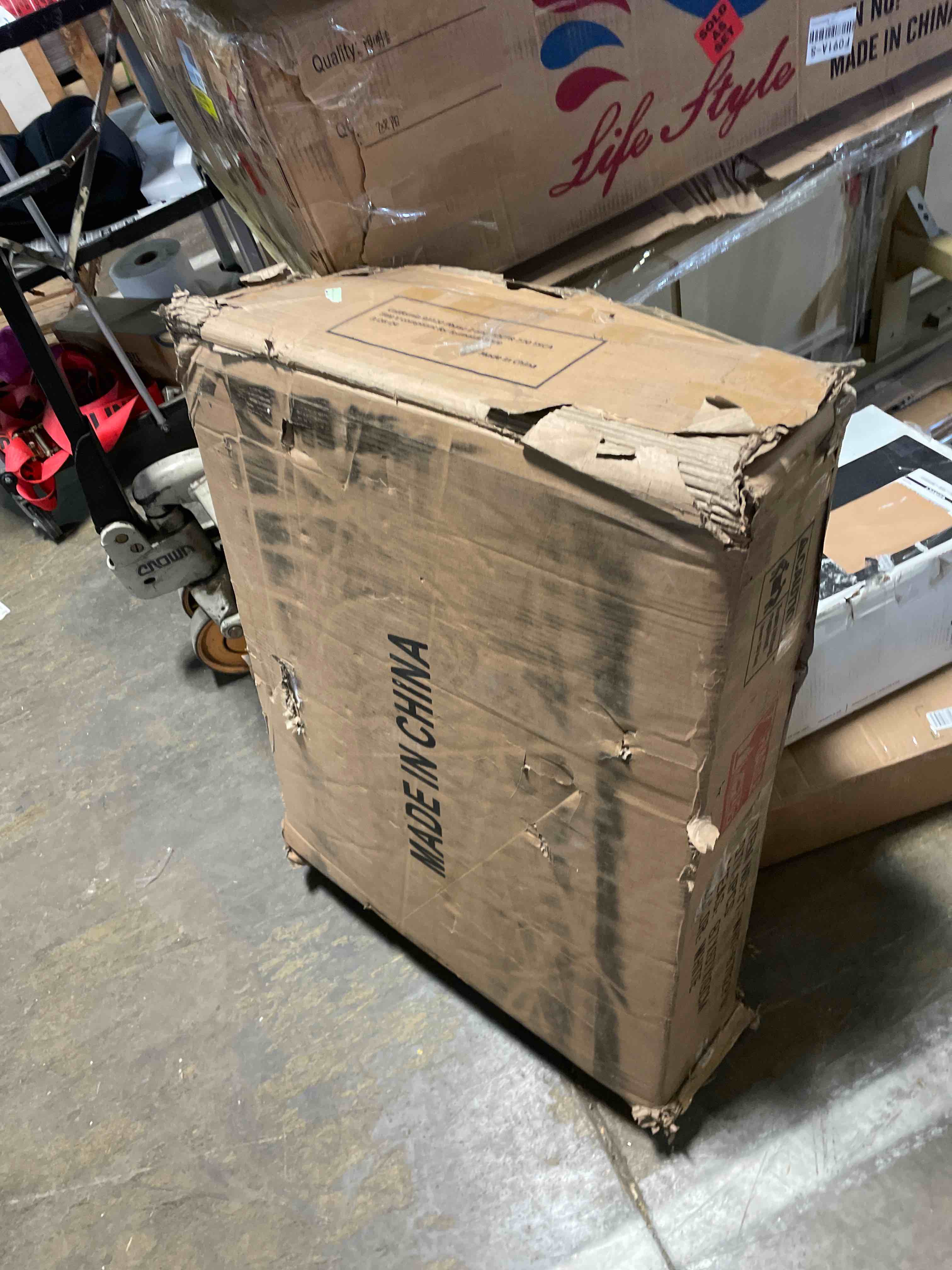 Condition photo showing As Is for Makeup Vanity With Ush Power Outlet And 3 Modes Adjustable (used)