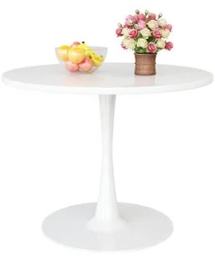 Indars Round Metal Base Dining Table 