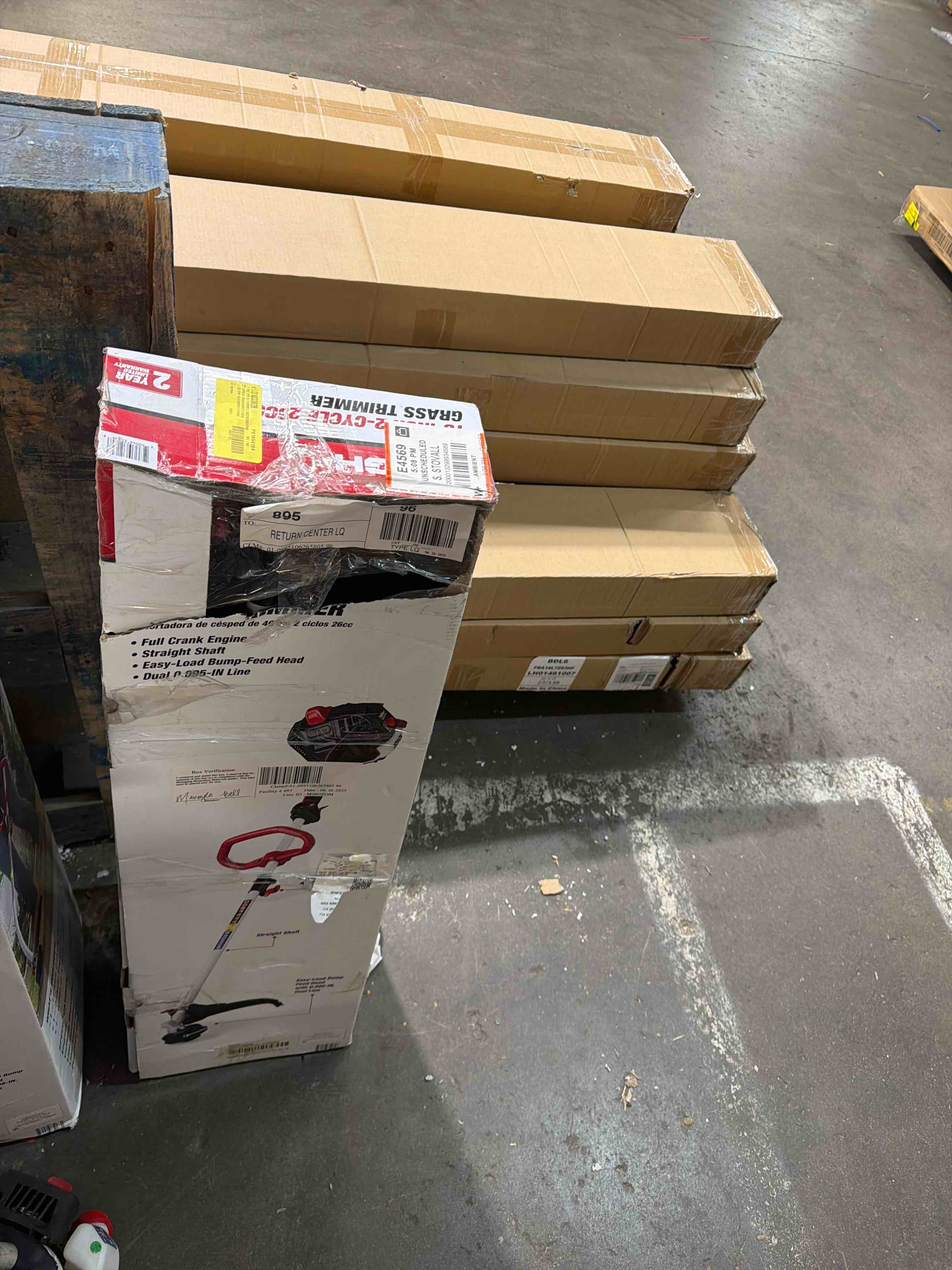 Condition photo showing New/Like New for Hyper Tough 2 Cycle 26cc 18  Straight Shaft Trimmer