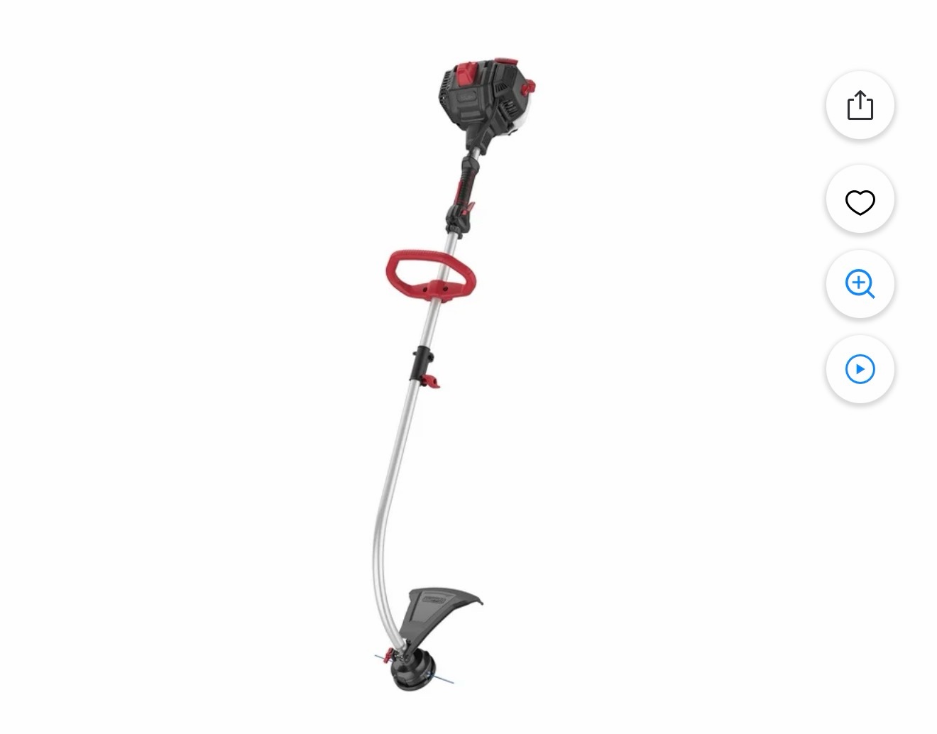 Hyper Tough 17" 26cc 2-Cycle Gas Powered Curved Shaft String Trimmer