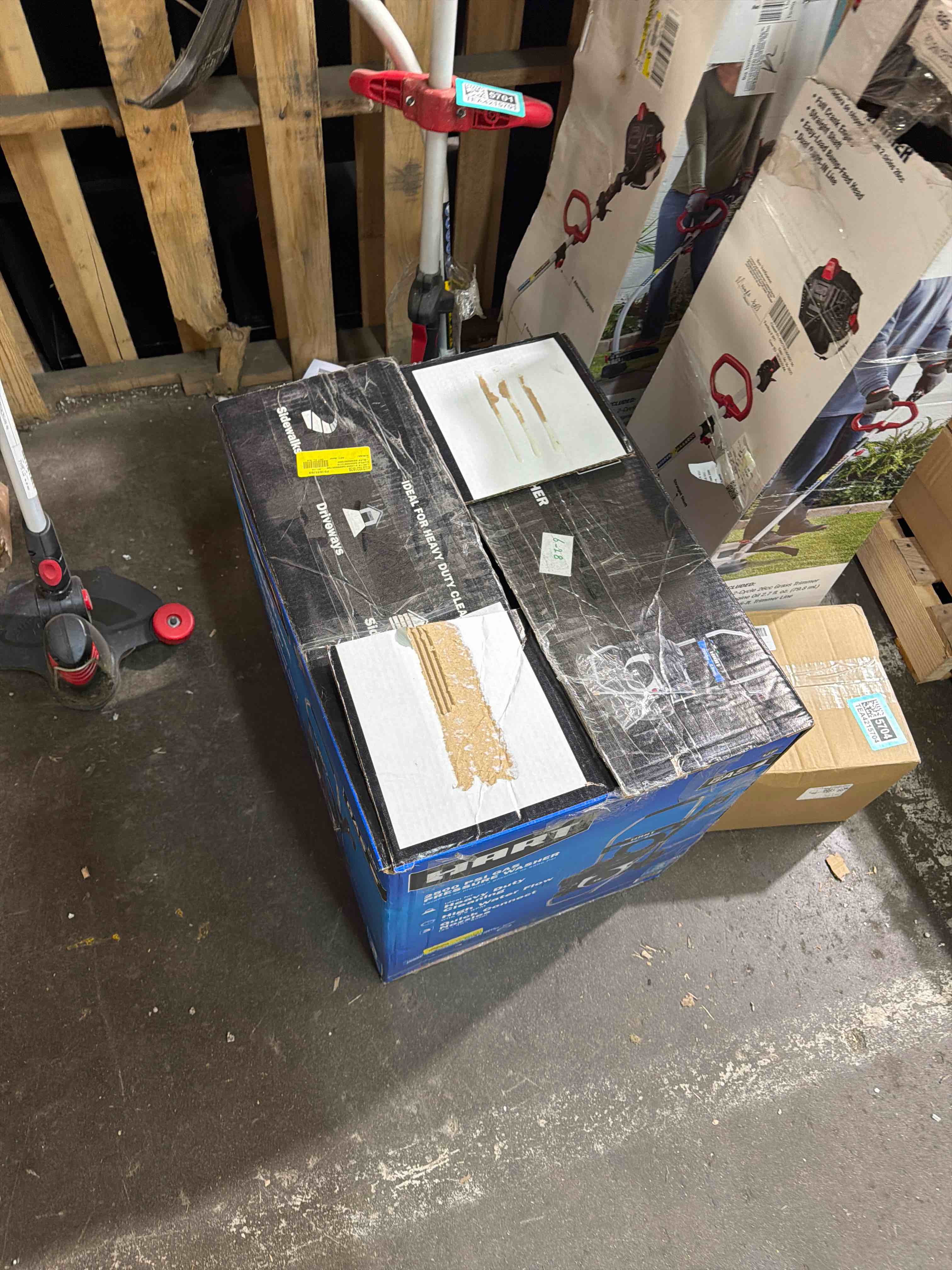 Condition photo showing New/Like New for HART 2500PSI 2.5 GPM 212cc Cold Water Gas Pressure Washer