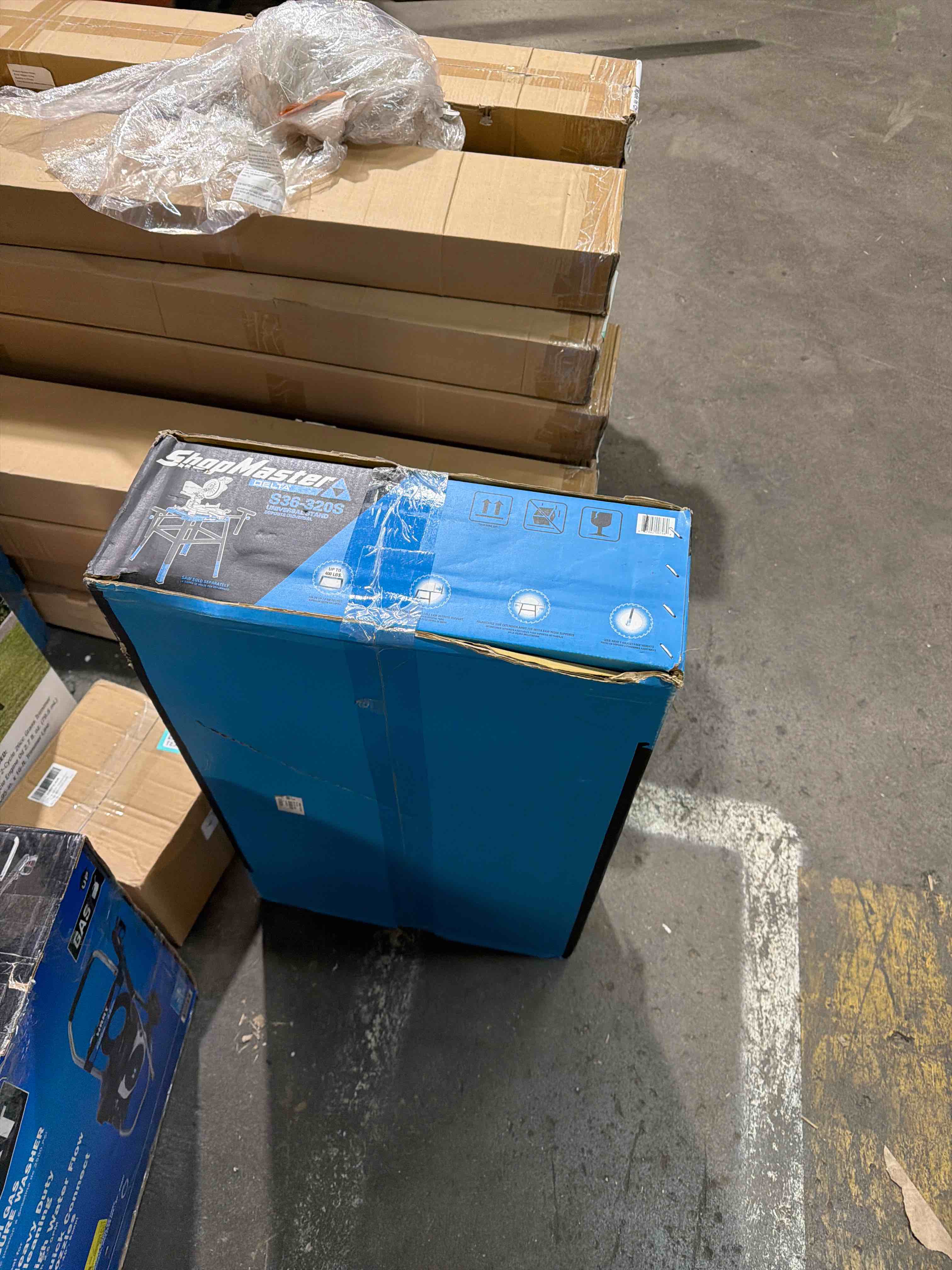 Condition photo showing New/Like New for Delta ShopMaster 10 inch Portable Table Saw