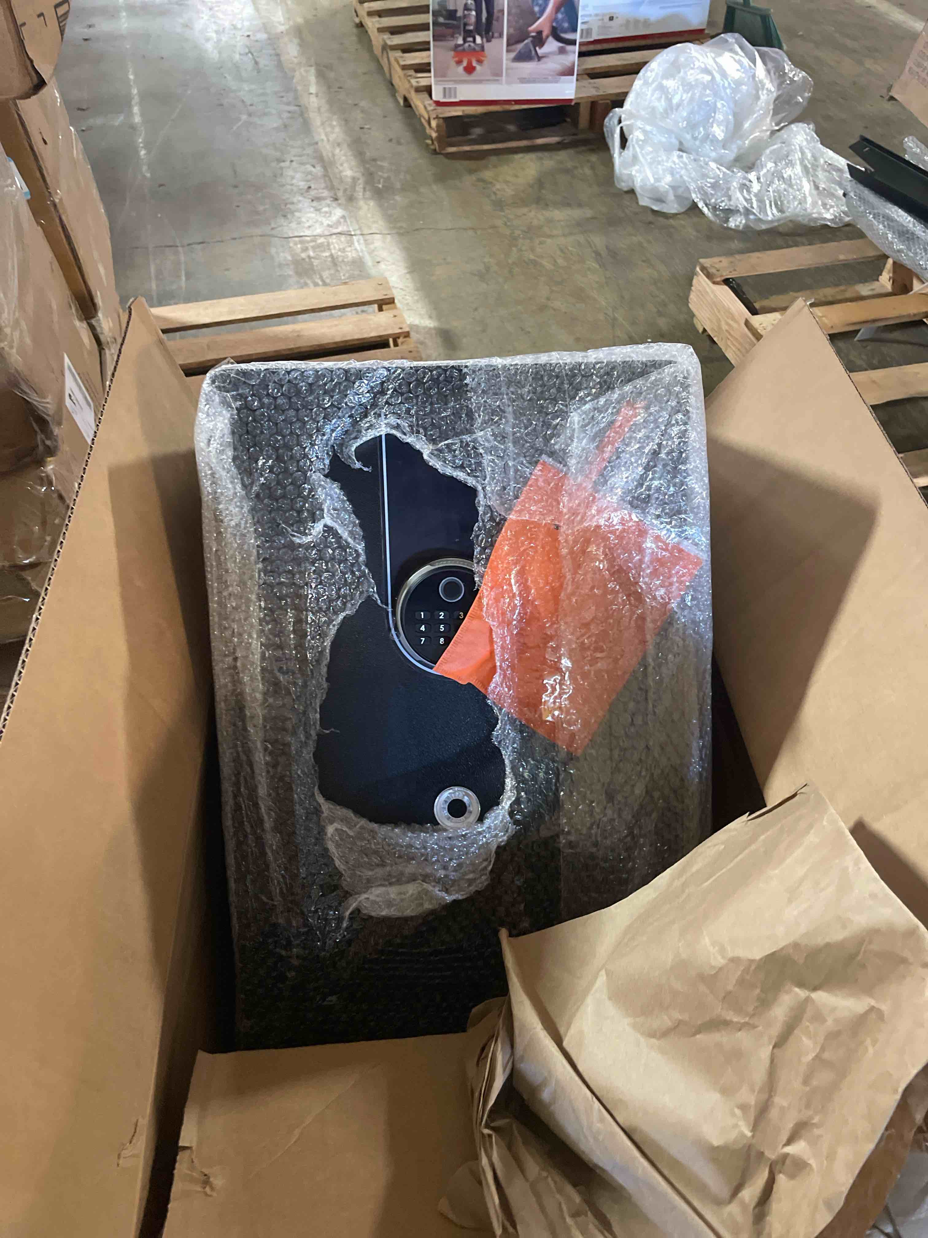 Condition photo showing New/Like New for 5.2 Cuft Biometric Safe Box with Fireproof Waterproof Bag, Fireproof Safe Large Document Storage Anti-Theft Dual Alerts, Mute Mode, Digital Security for Business