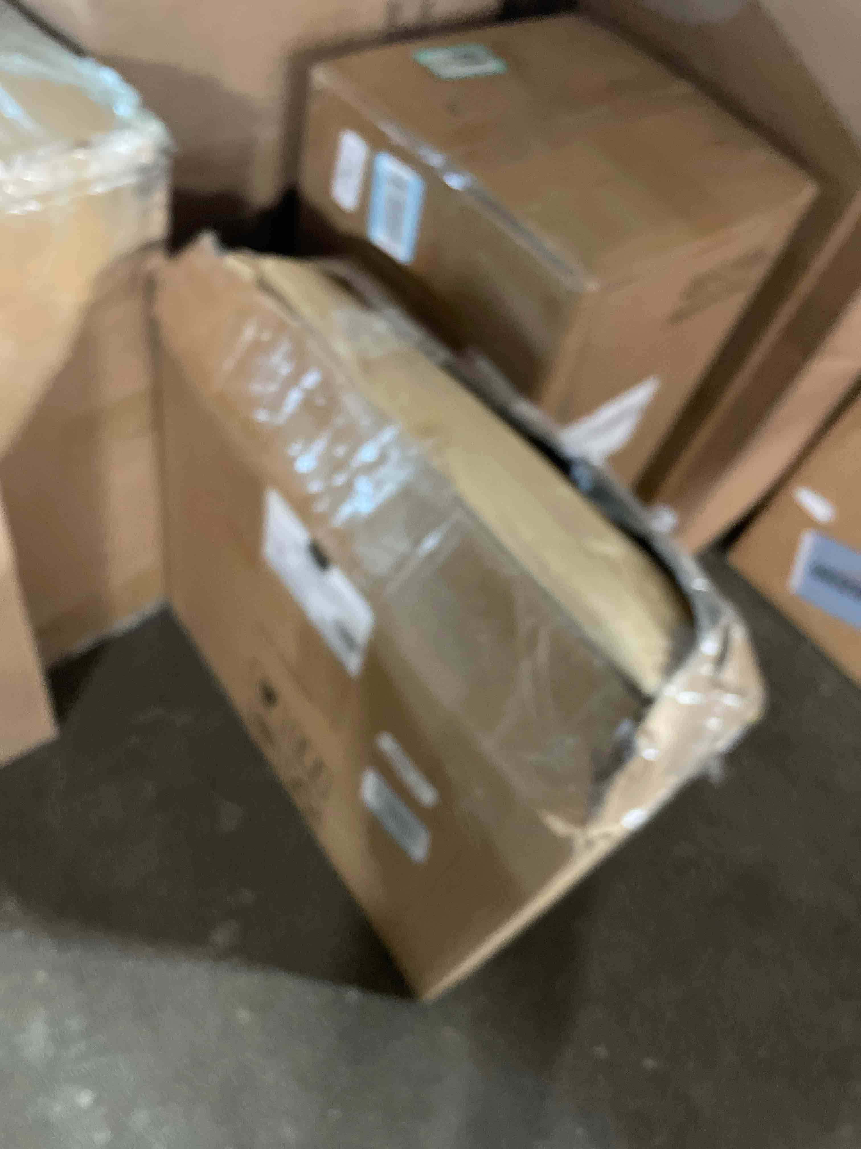 Condition photo showing Good Condition for Amazon Basics 16" Pedestal Fan with Remote, Floor Fan, Standing Fan for Bedroom, Living Room, Office, with 3 Speeds, 3 Modes, Timer, Dual-Layered Blades, Adjustable Height, Tilt Head, 60W, Black 3-Speed, AC Motor