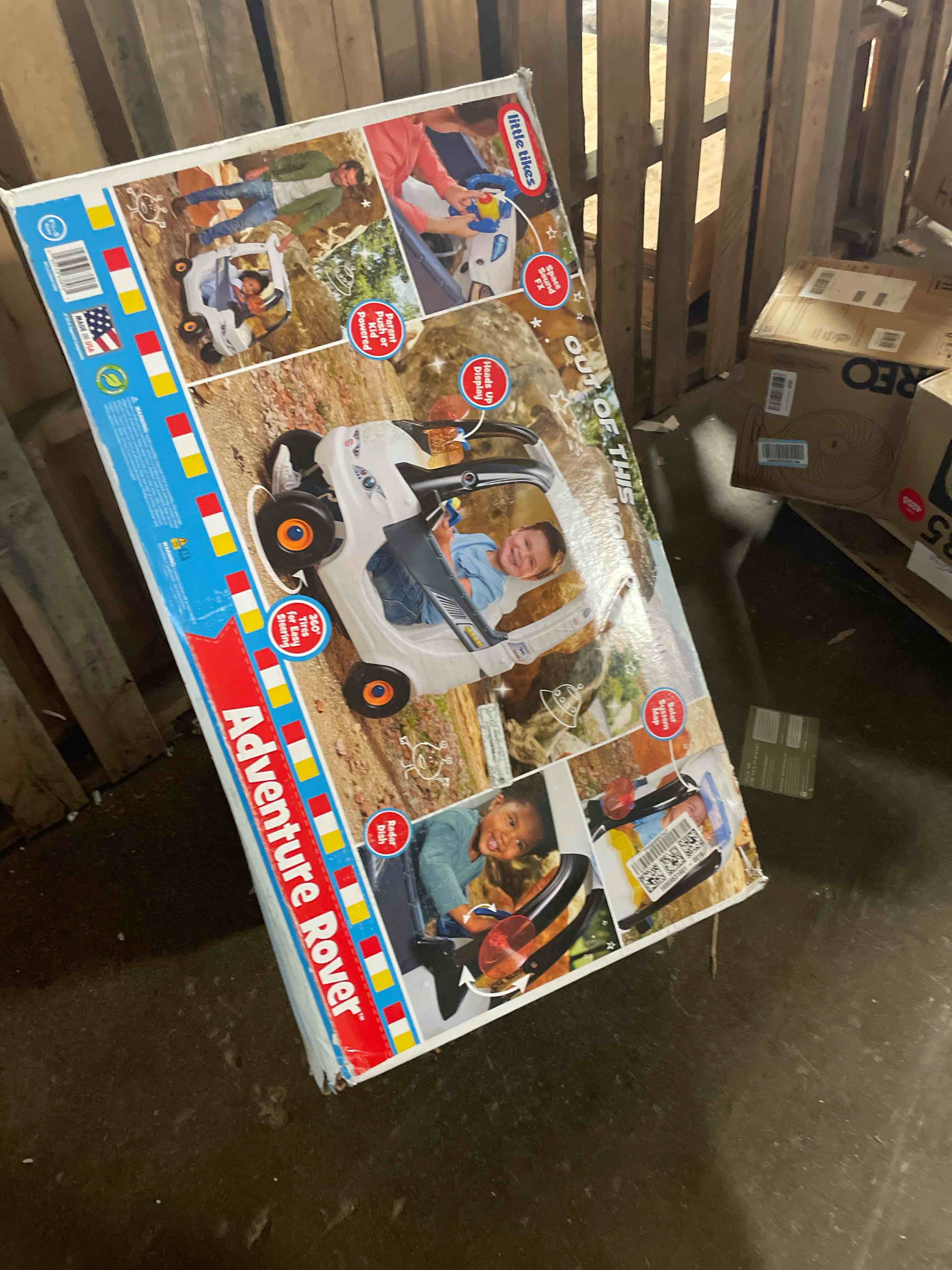 Condition photo showing Good Condition for Little Tikes Adventure Rover, Indoor/Outdoor Space Ride-On w/Sound FX, Kid and Parent Powered, Great Gift for Kids, Children, Toddlers, Boys, Girls, Ages 1.5 to 5 Years