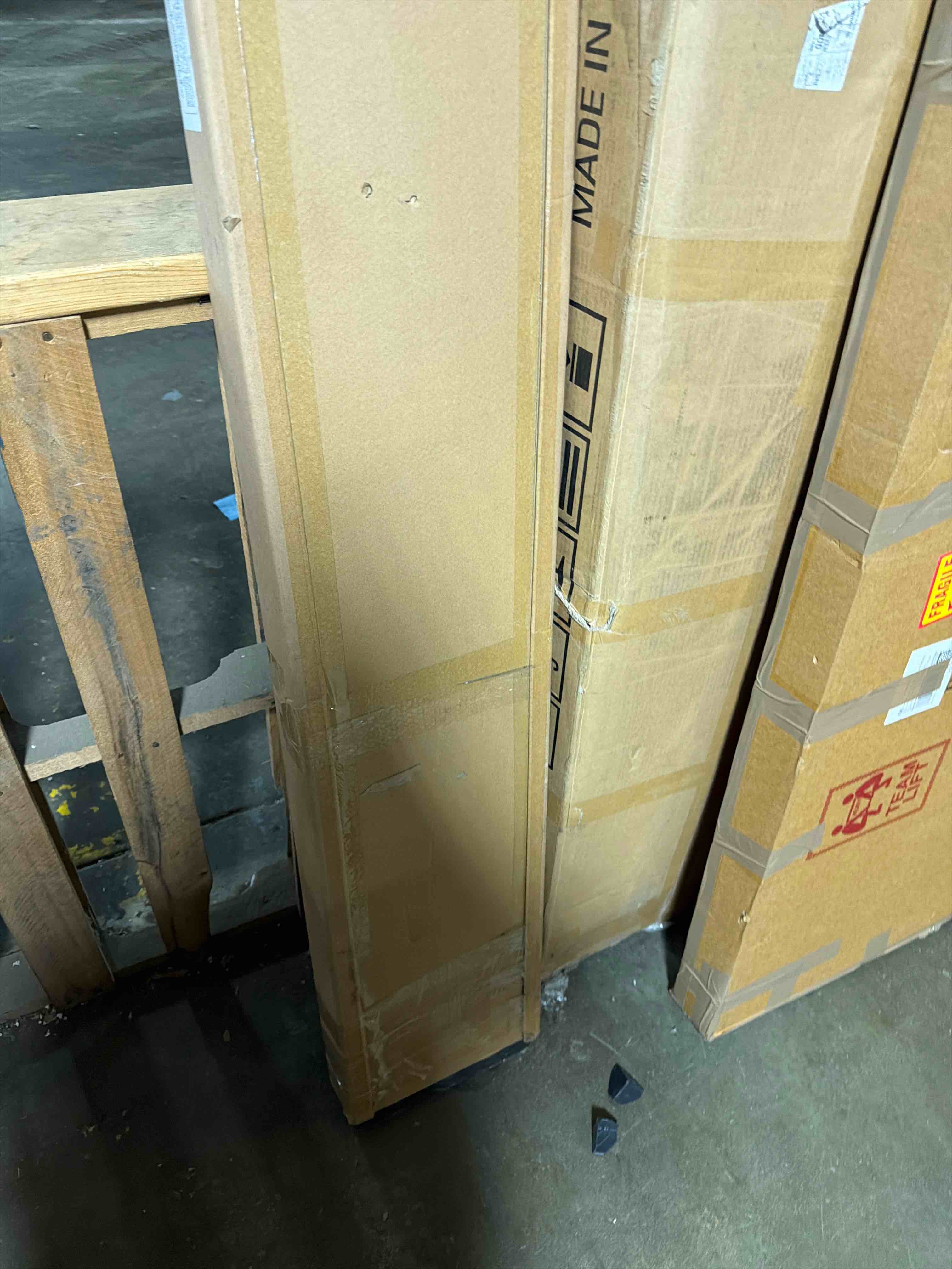 Condition photo showing New/Like New for 3-Piece Wood Slat Wall Panel for Interior Wall Decor Noise Cancelling 94.5" x 11.4" Acoustic Decorative 3D Sound Absorbing Wall Paneling, Black Oak, Covers 22.4 Sq.Ft 3 Black Oak