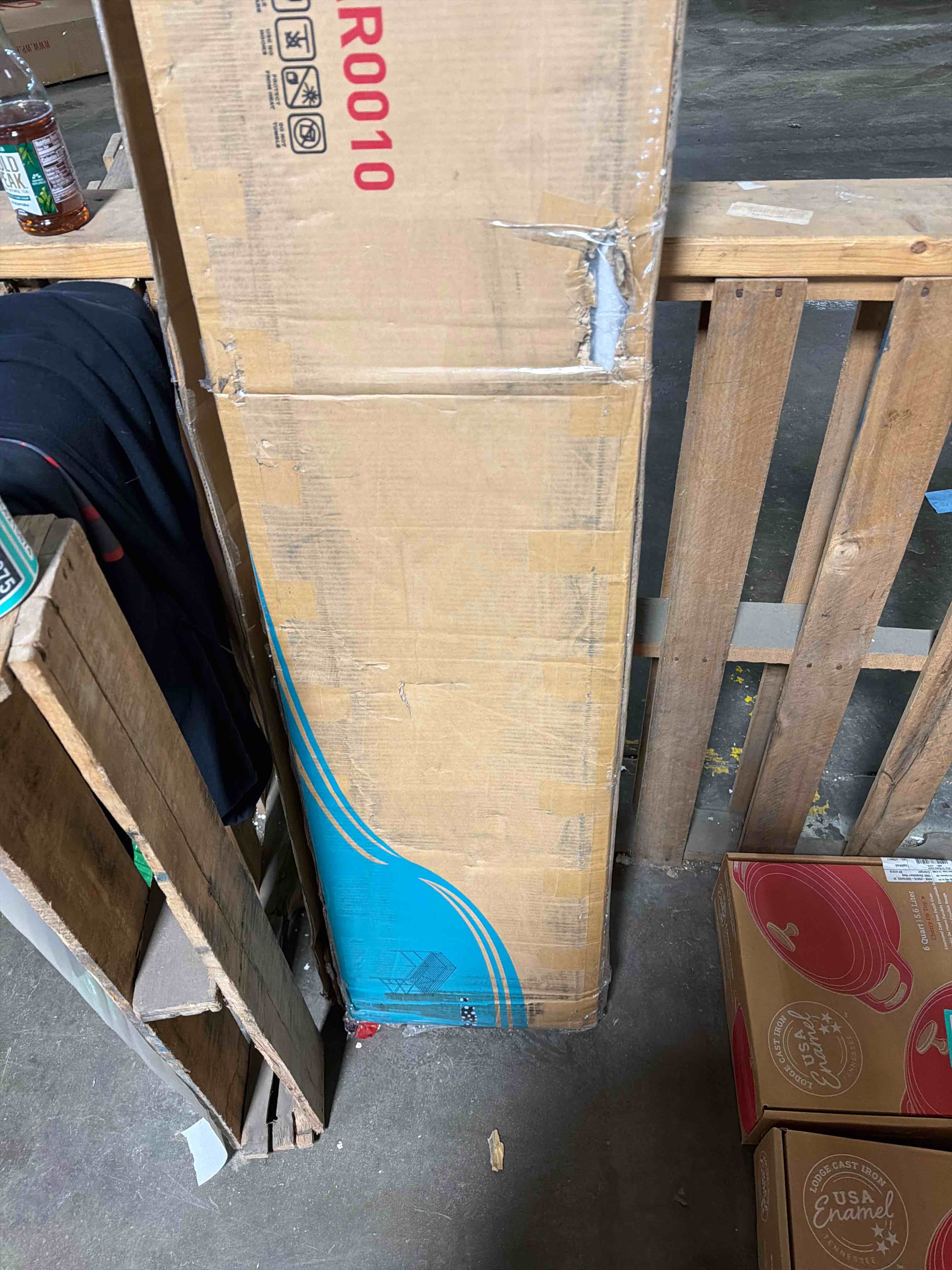 Condition photo showing Good Condition for Queen Bed Frame with 4 Storage Drawers and Adjustable Headboard, Upholstered Platform LED Bed with Type-C&USB Ports, Solid Wooden Slats Support, Faux Leather, Easy Assembly, Beige