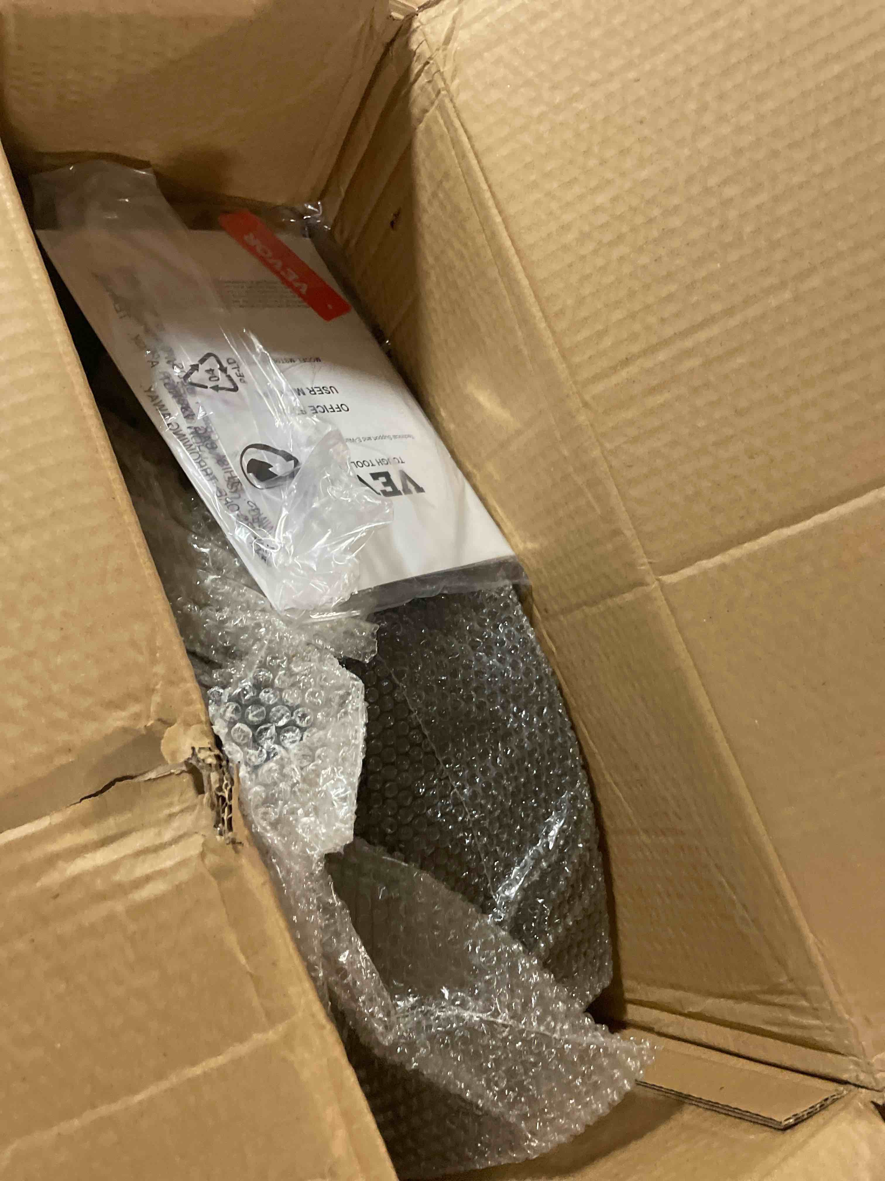 Condition photo showing New/Like New for VEVOR Swivel Chairs on Wheels, Supports up to 400 LBS, Height-Adjustable Seating with Extra-Thick Cushion, Ideal for Salons, Bars, Homes, Offices, Tattoo Parlors, Medical and Massage Use, Black