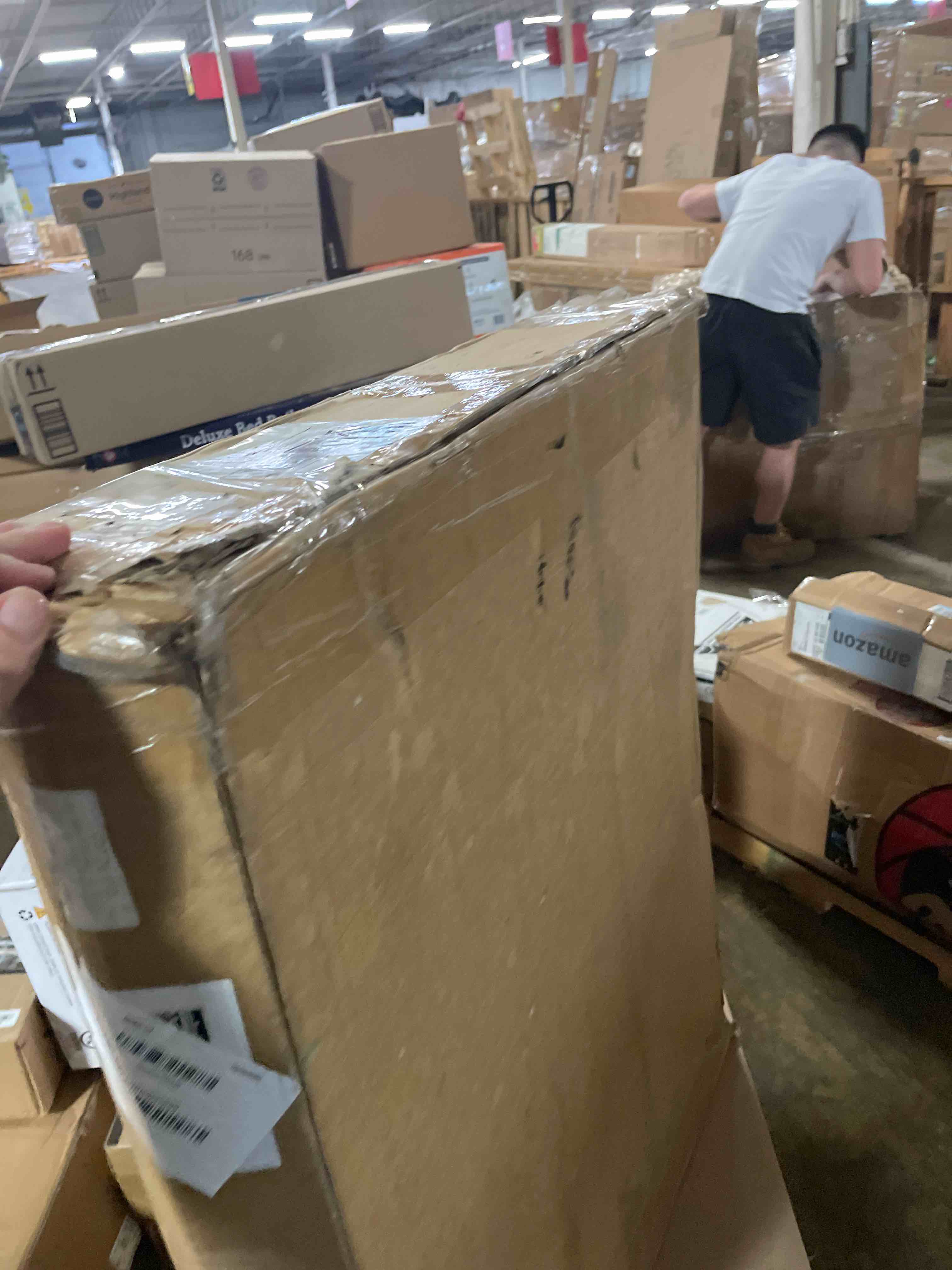 Condition photo showing Good Condition for Floor Mats Cargo Mat Set for 2020-2024 2025 Hyundai Palisade 7/8 Seat, All Weather TPE Cargo Liner Backrest Mats Trunk Lower Car Mat Accessories for Palisade(Floor Mats Set) 2020-2025 | Floor Mats Set