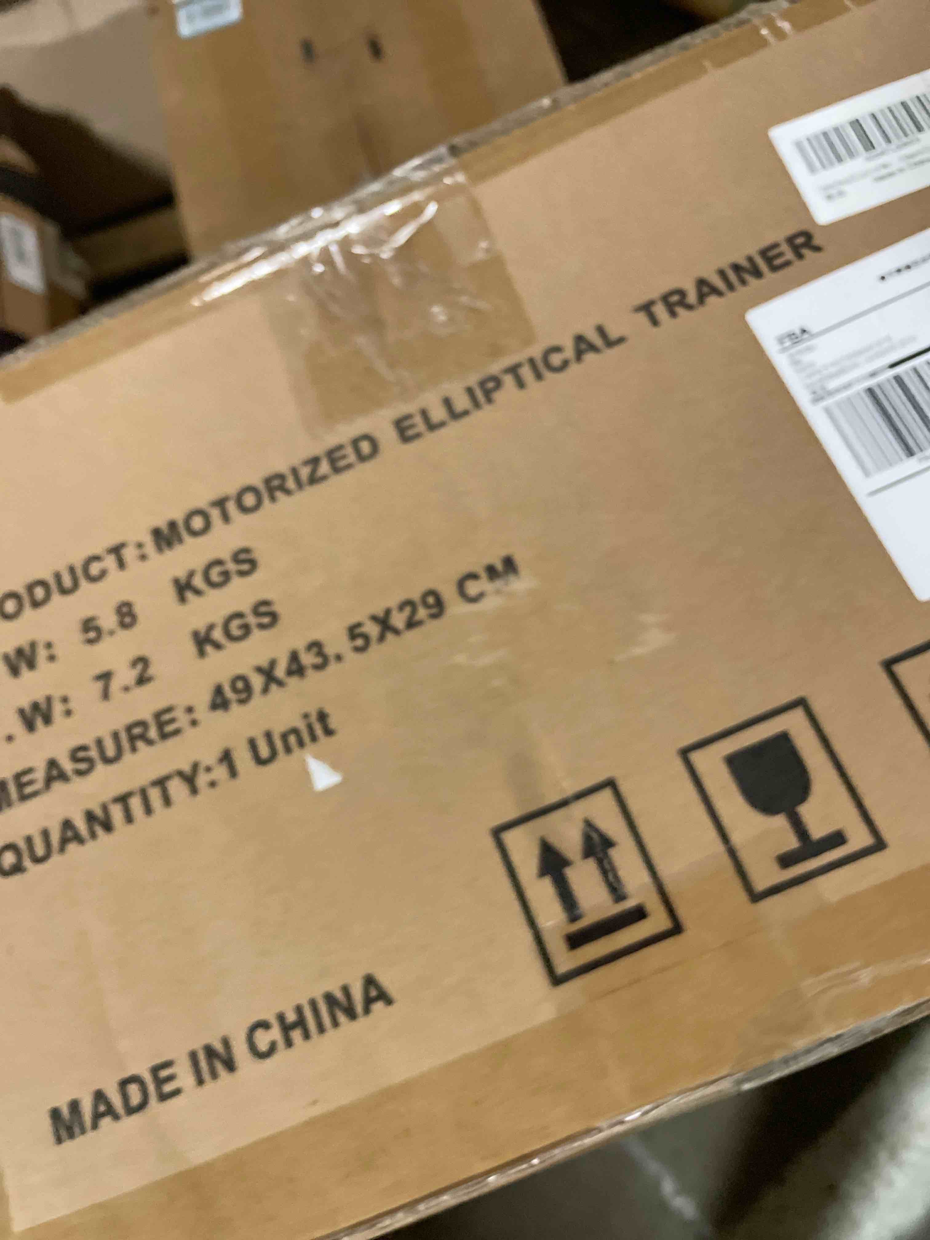 Condition photo showing New/Like New for Under Desk Elliptical Machine, Electric Elliptical Leg Exerciser for Seniors with 12 Adjustable, Portable Quiet Elliptical Exercise Machine, Seated Pedal Exerciser with Remote Control