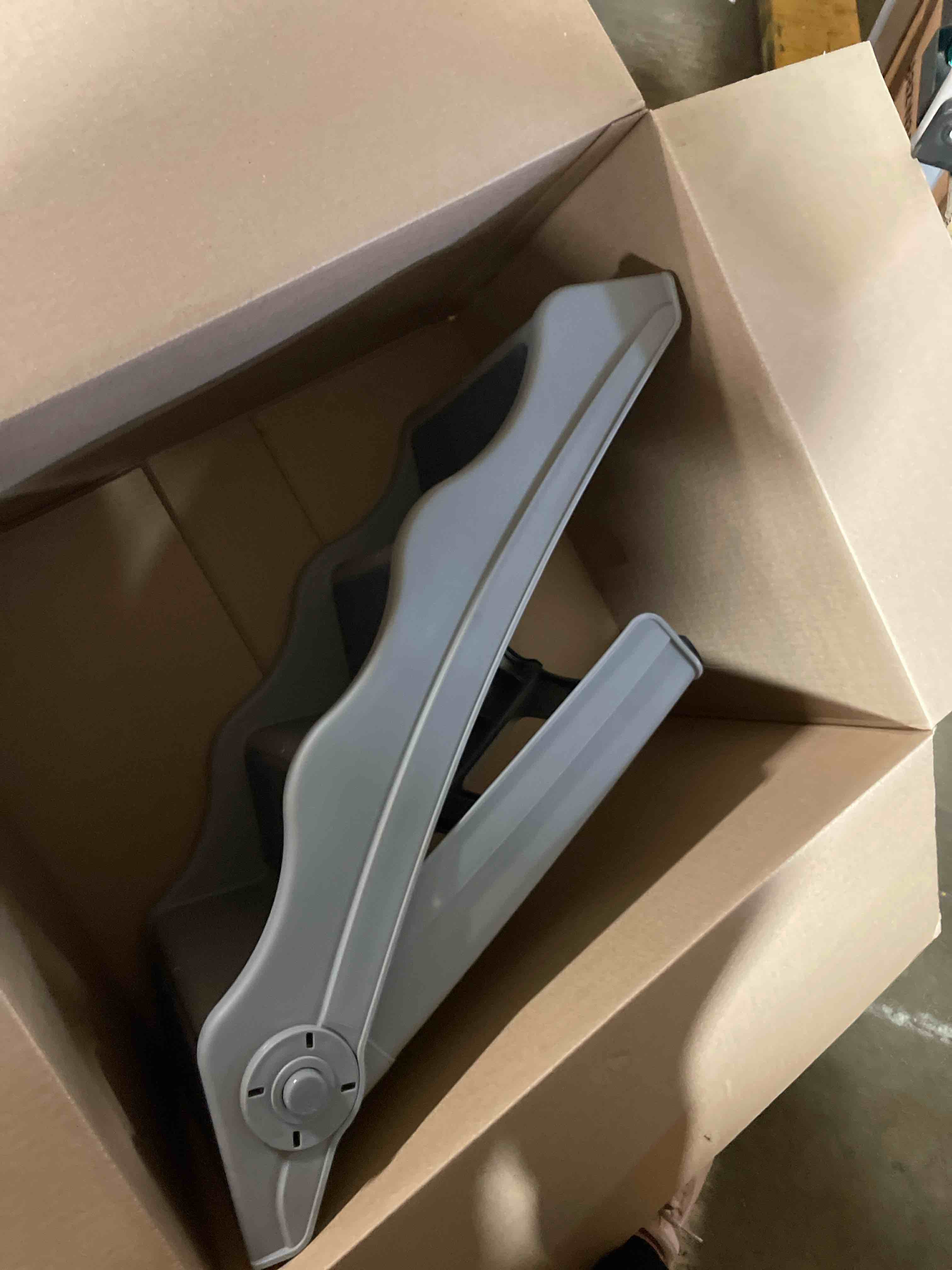 Condition photo showing Good Condition for Amazon Basics Foldable Non-Slip Pet Stairs, Steps for Dogs and Cats, 14.6'' W x 22.75'' D x 19.5'' H, Grey 14.6'' W x 22.75'' D x 19.5'' H Grey