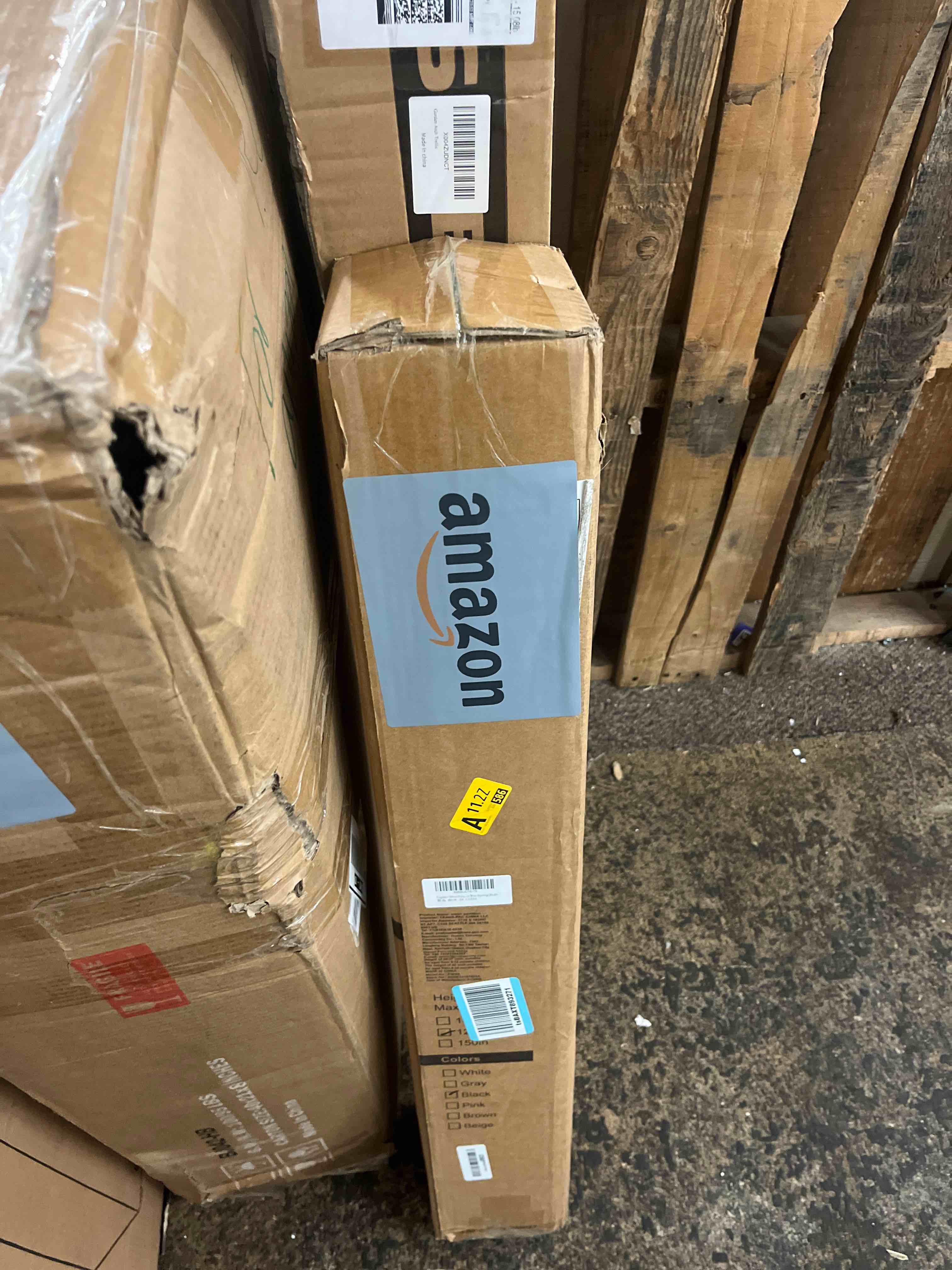 Condition photo showing New/Like New for miumoon 120 inch retractable baby gates 34 inch tall, retractable gate with reinforced strip design to prevent crawling through, 10 ft extra wide retractable dog gate for indoor/outdoor