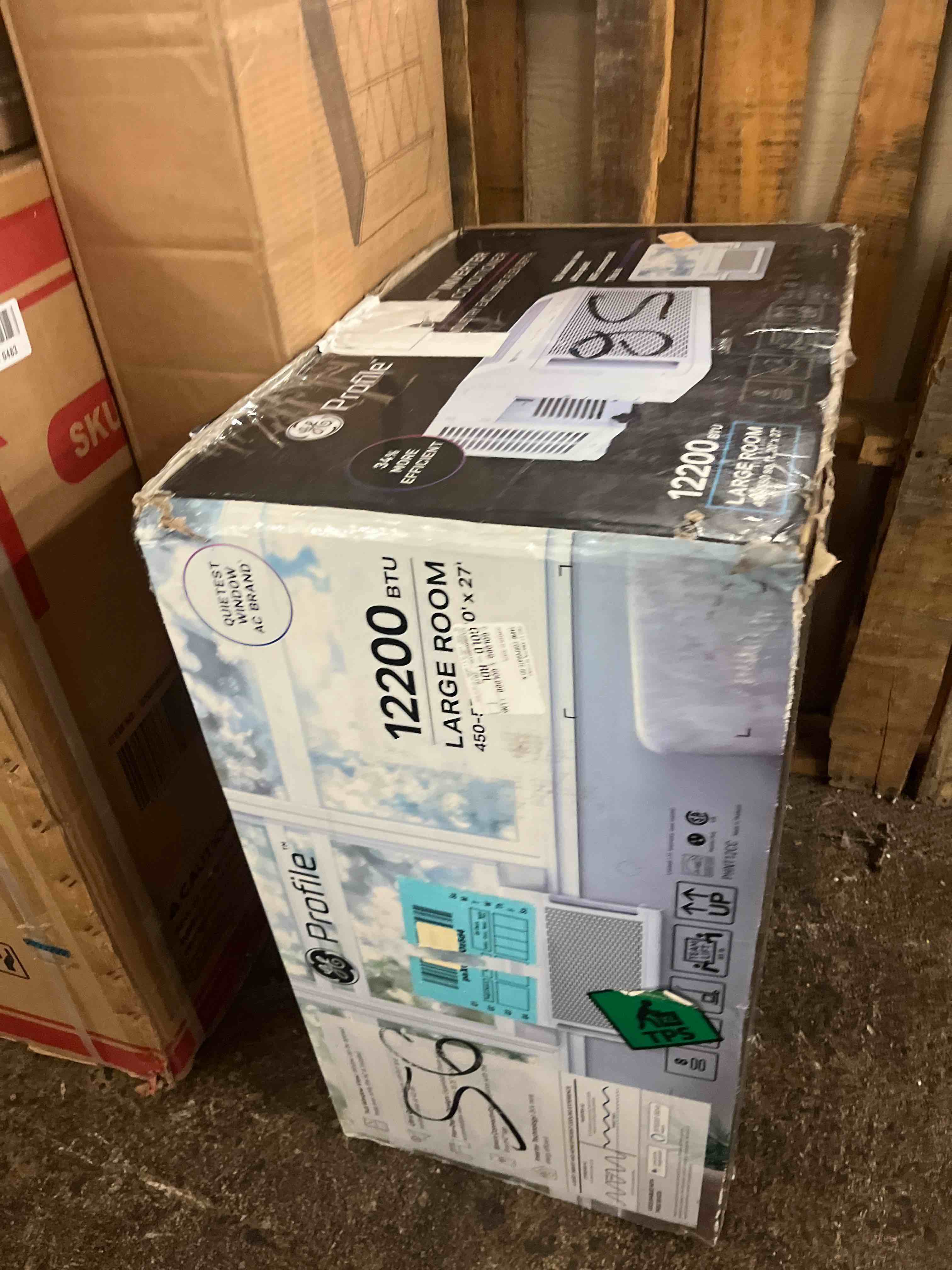 Condition photo showing New/Like New for phnt12cc clearview air conditioner 12,000, inverter technology, ultra quiet, medium rooms up to 550 sq. ft, full window view with easy installation, energy-efficient cooling, 12200 btu, white