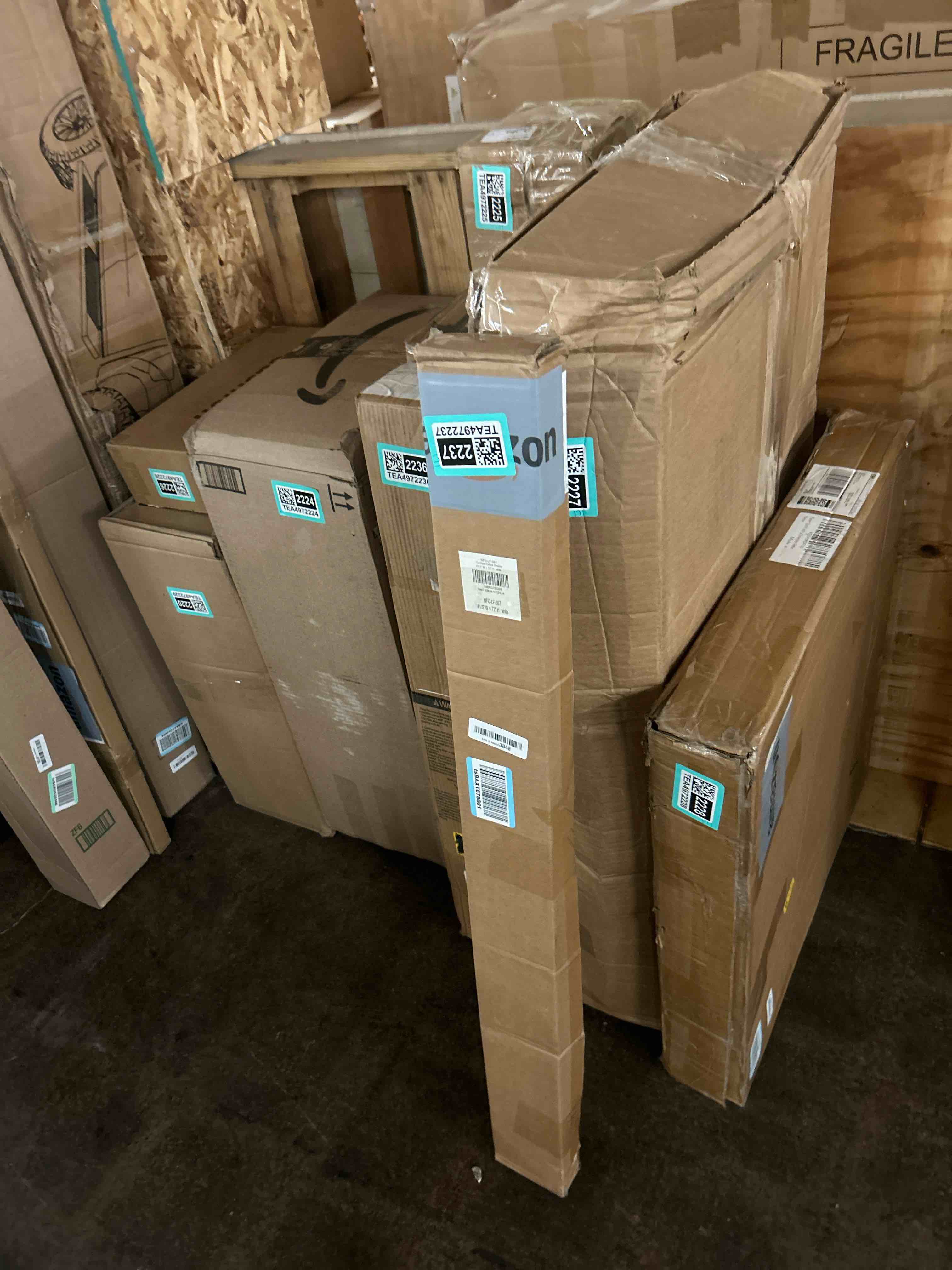 Condition photo showing New/Like New for lazblinds cordless cellular shades, no tools no drill light filtering honeycomb shades pleated blinds for windows, 41.5'' w x 72'' h, white