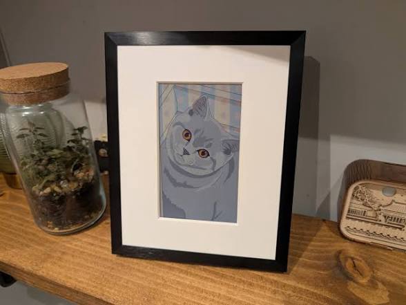 Condition photo showing New/Like New for switchbot ai art frame 13.3'', electronic ink picture frame, wireless digital photo frame, long battery life, alexa compatible, wall decoration, home décor, ai-generated art, gift for art lovers