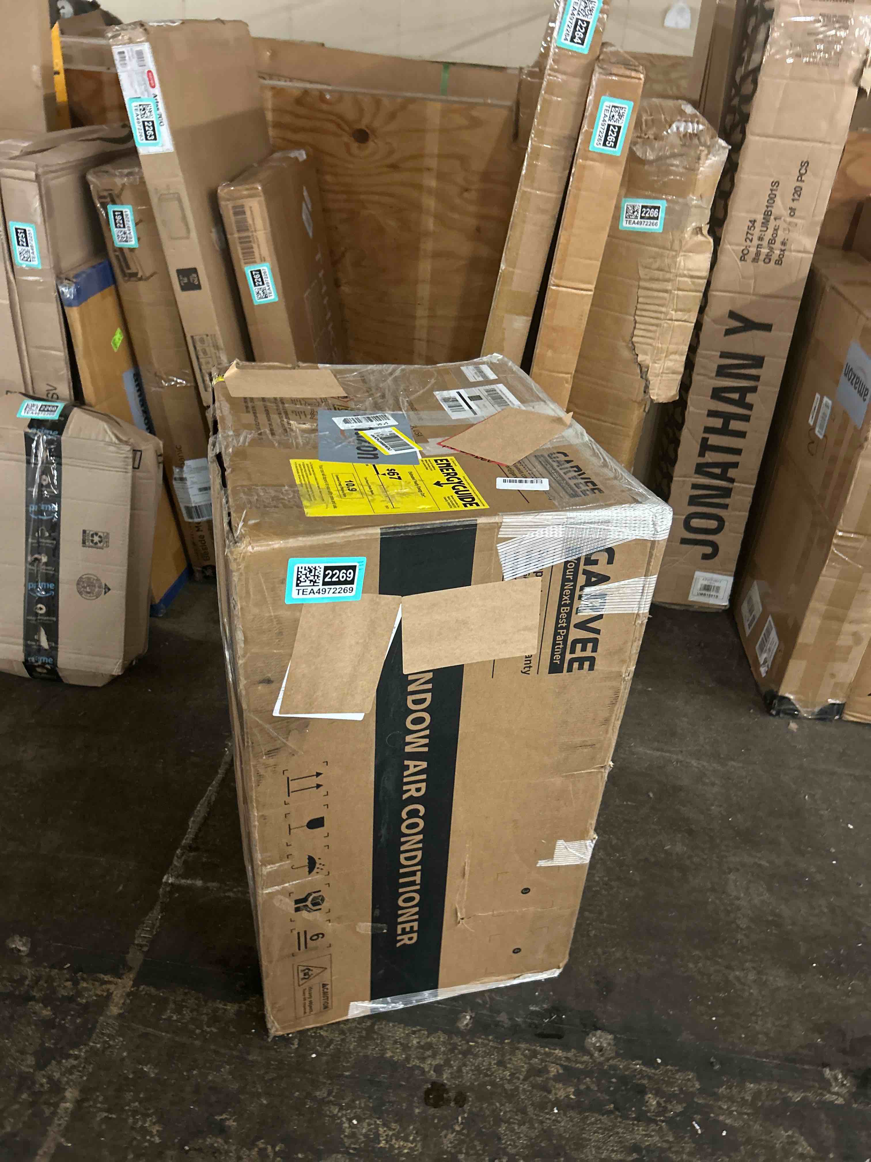 Condition photo showing New/Like New for window air conditioner, 10,000 btu compact ac unit, energy saving window ac, smart ac with 3 modes cool dry fan speed control, cools up to 450 sq.ft,115v mini air conditioner for bedroom, office, home