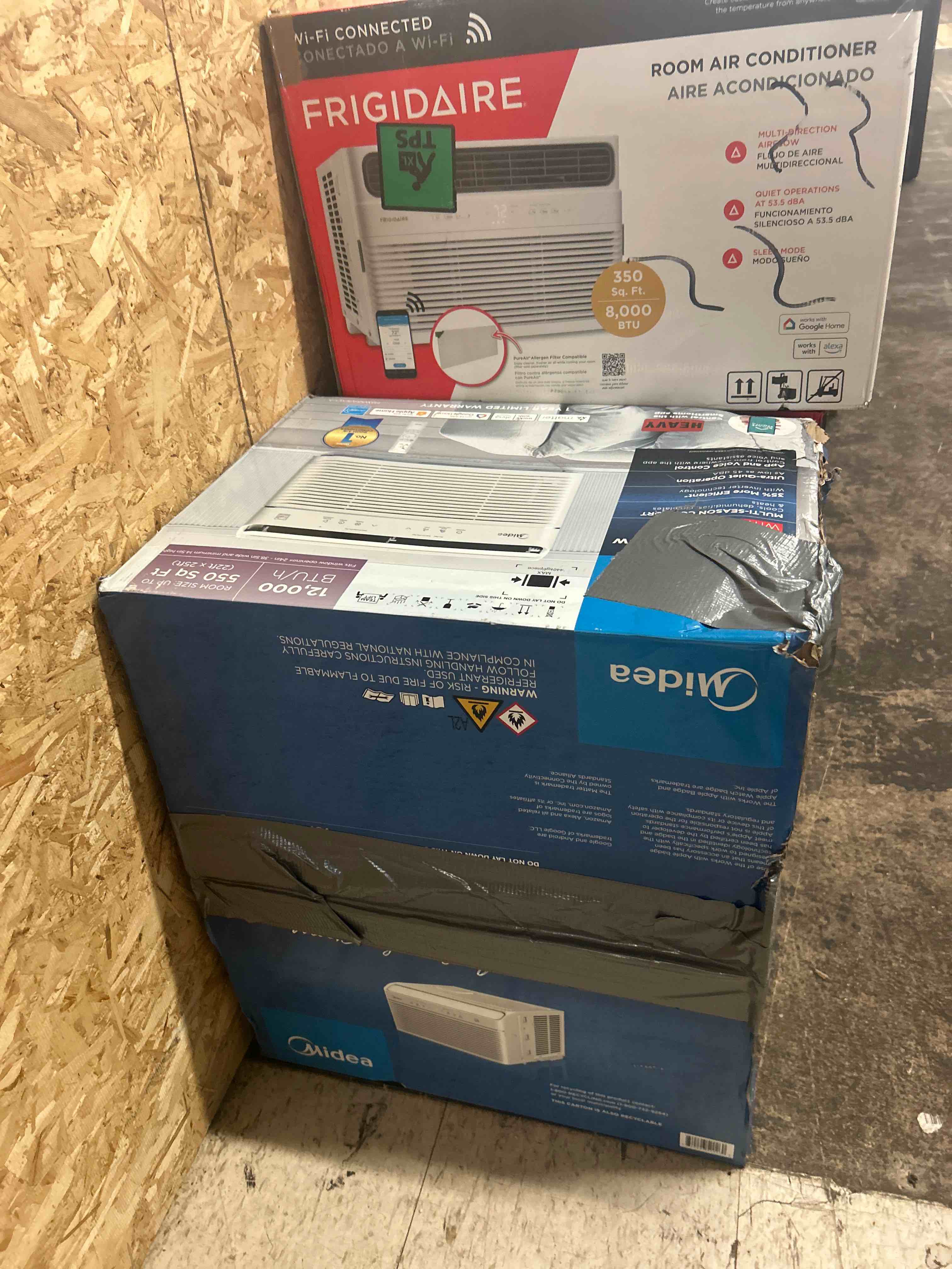 Condition photo showing New/Like New for midea inverter window air conditioner with heat - quiet window ac unit and heat combo with dehumidifier - cools up to 550 sq. ft. - energy star rated, smart control, remote, 12,000 btu