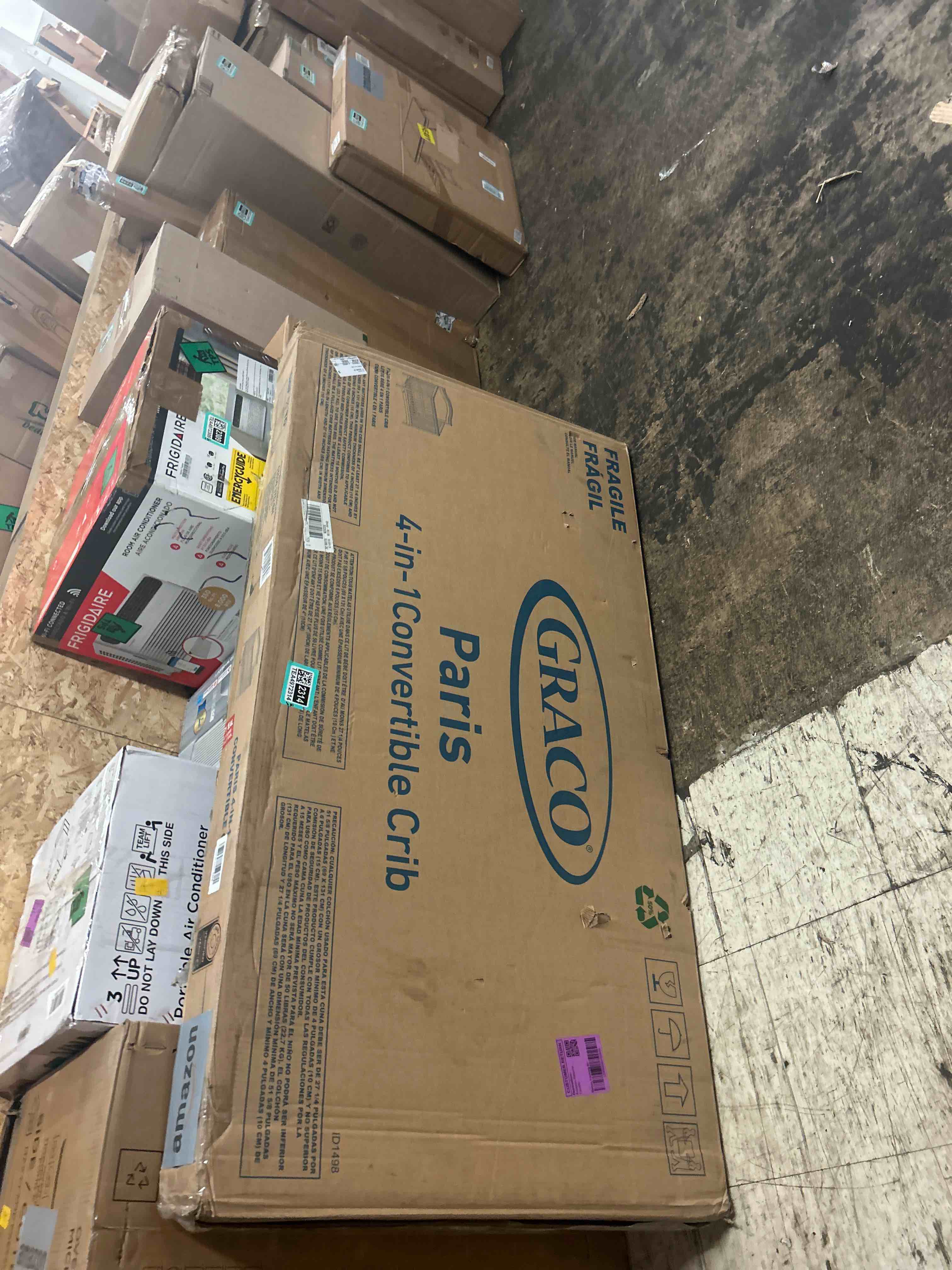 Condition photo showing New/Like New for graco® paris 4-in-1 convertible crib, frosted