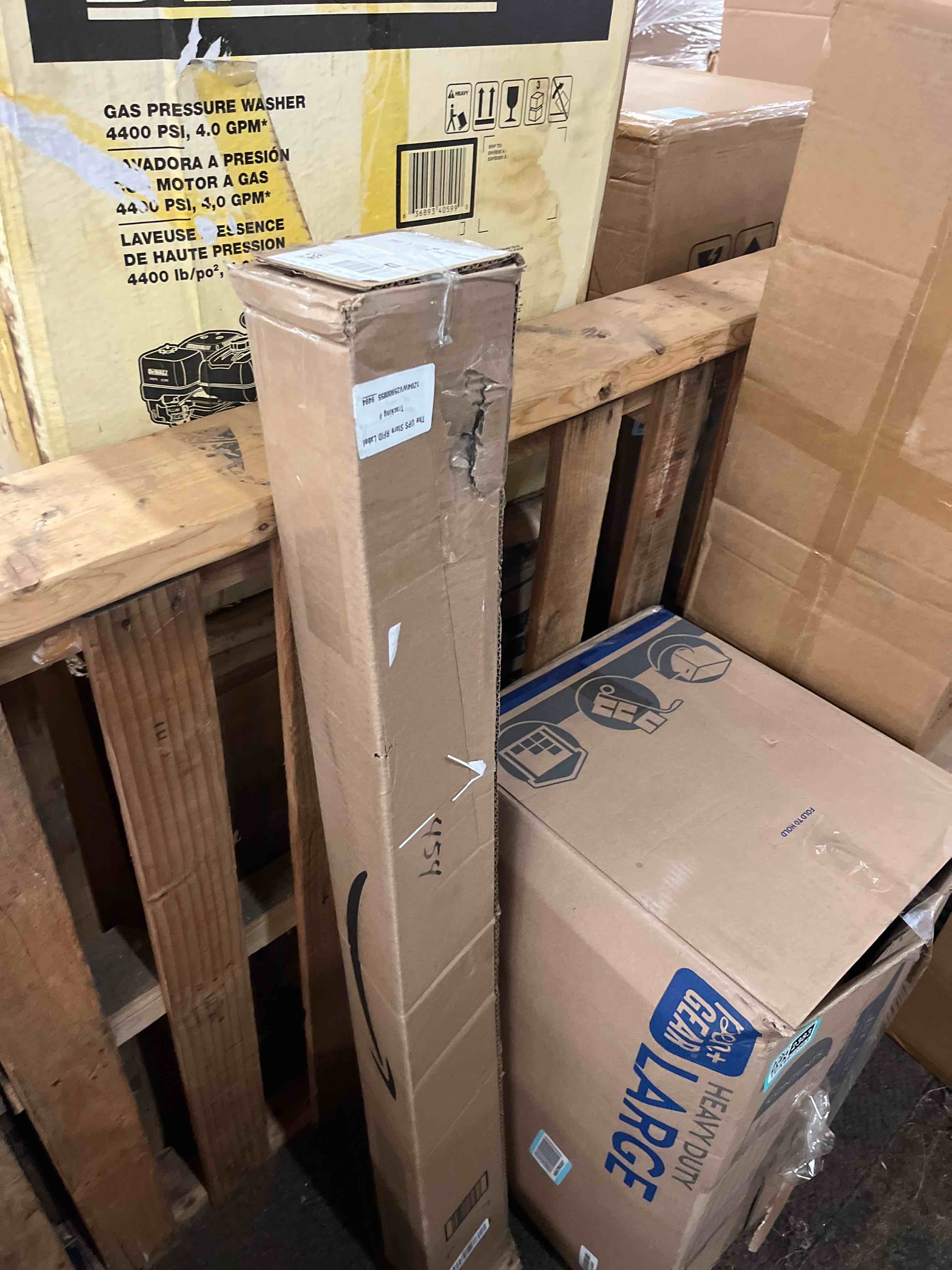 Condition photo showing New/Like New for joydeco cellular shades cordless, blackout shades cellular blinds for indoor windows, blackout blinds honeycomb blinds window shades for thermal insulated & noise reduction (grey, 23" w x 48" h)