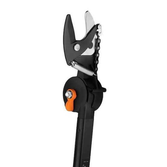 Condition photo showing New/Like New for fiskars ez reach tree pruning stik with rotating head 5 feet long,orange