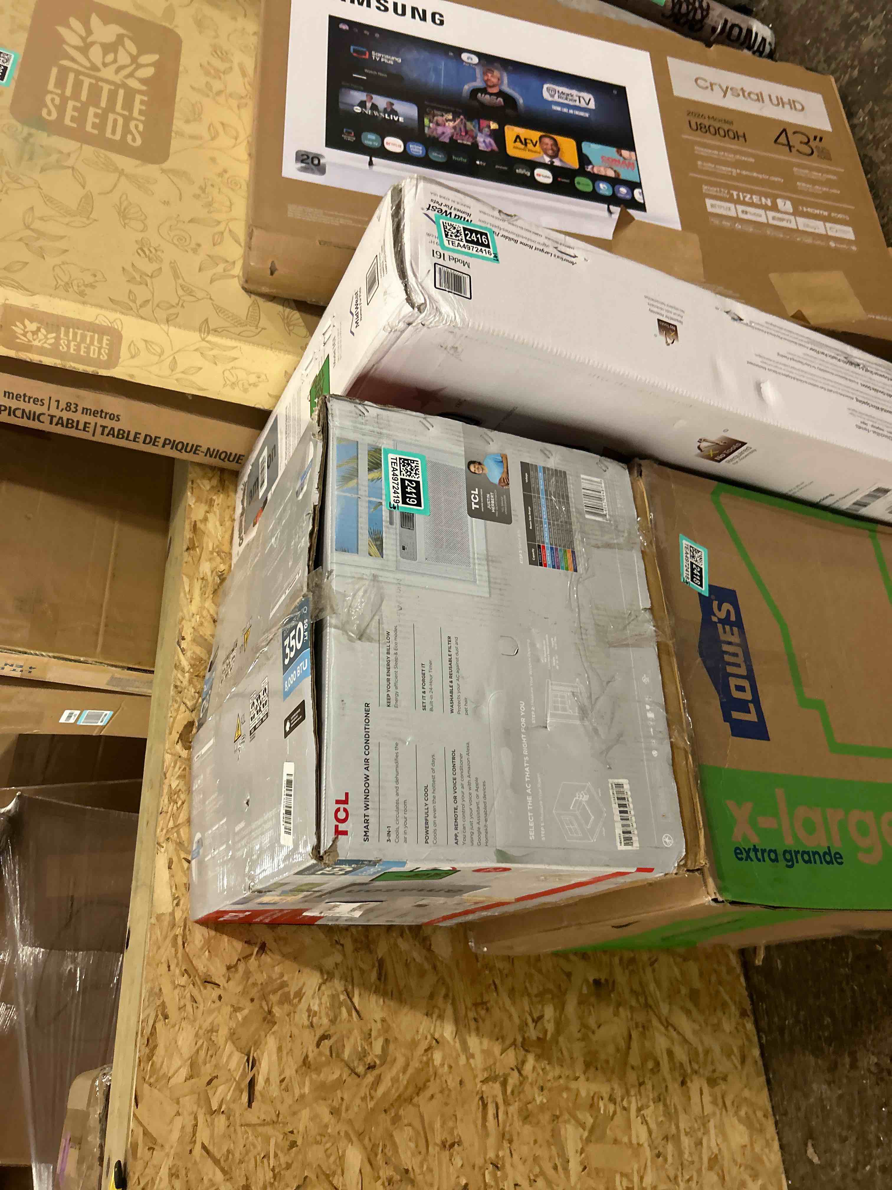 Condition photo showing New/Like New for tcl 8 000 btu smart window air conditioner - h8w35w
