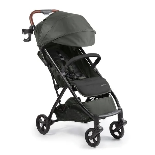 ingenuity 3dquickclose cs+ compact fold stroller - lightweight stroller with oversized canopy, extra-large storage and compact fold
