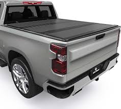 yitamotor low-profile hard tri-fold truck bed tonneau cover compatible with 2020-2026 chevy silverado/gmc sierra 2500hd 3500hd with 6.9 ft bed without multi-flex tailgate