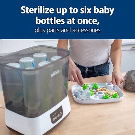 Condition photo showing New/Like New for dr. brown's all-in-one sterilizer and dryer for baby bottles, parts and other newborn essentials