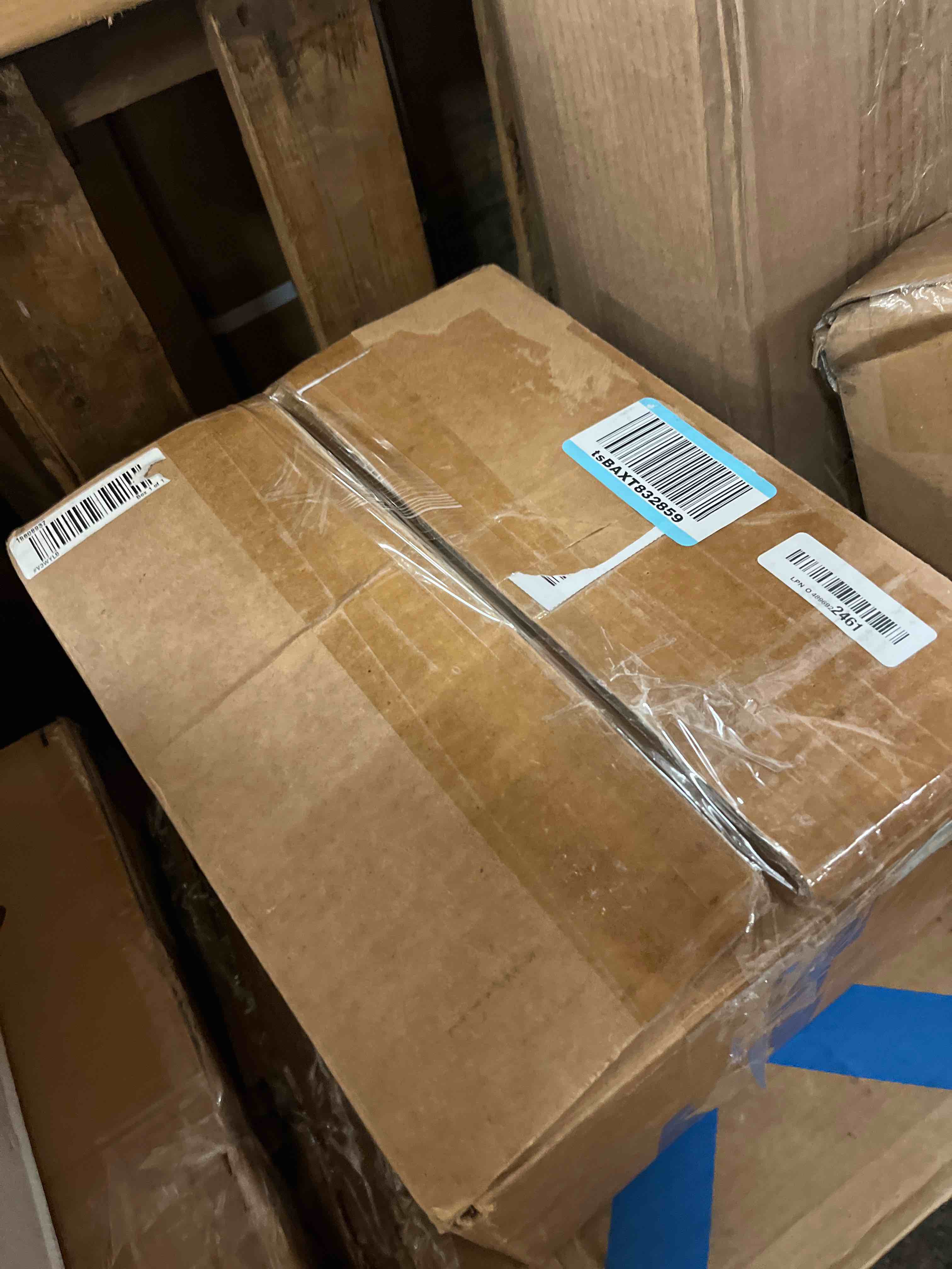 Condition photo showing New/Like New for amazon basics coffee makers, 12-cup coffee machines with reusable filter, coffee pots, black & stainless steel