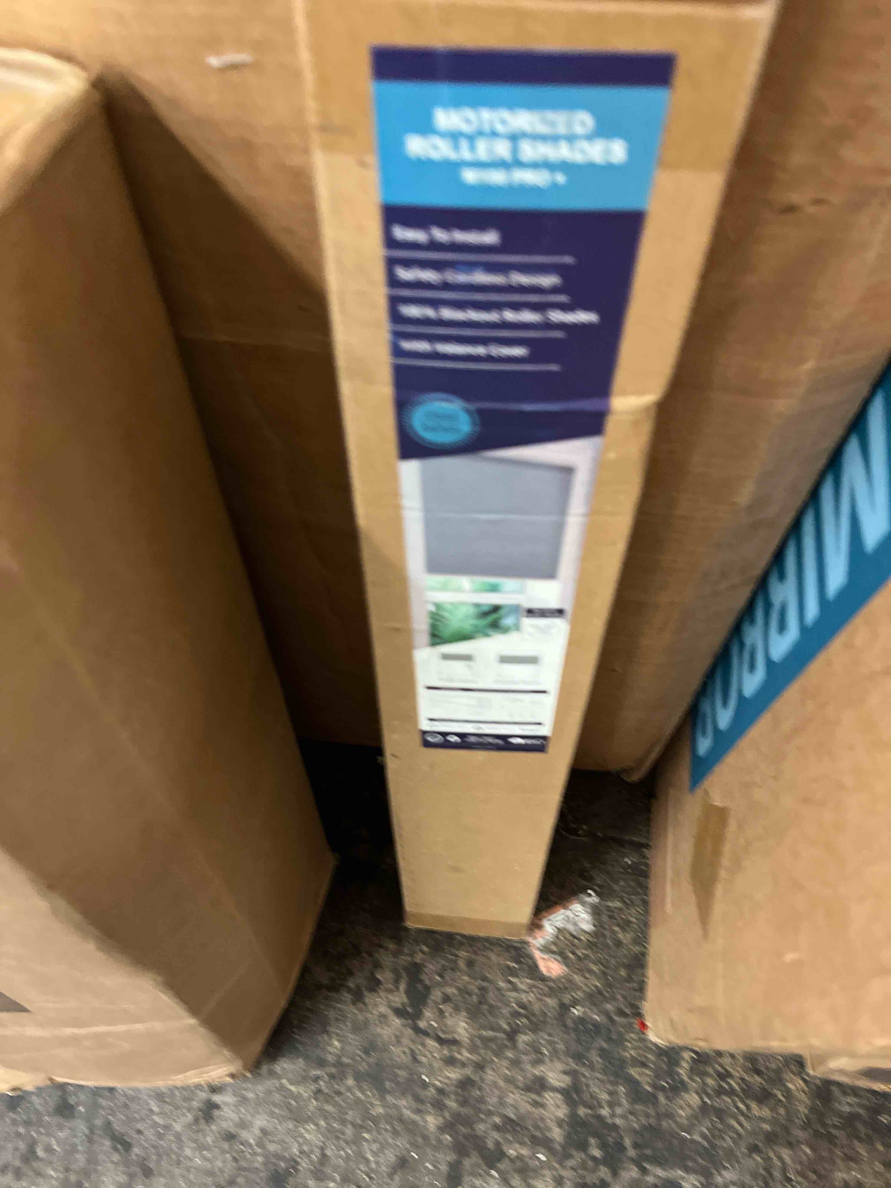 Condition photo showing New/Like New for persilux cordless blackout roller shades for indoor windows, free-stop with valance, thermal insulated fabric blinds, uv protection for home and bedroom (white, 15" w x 64" h)
