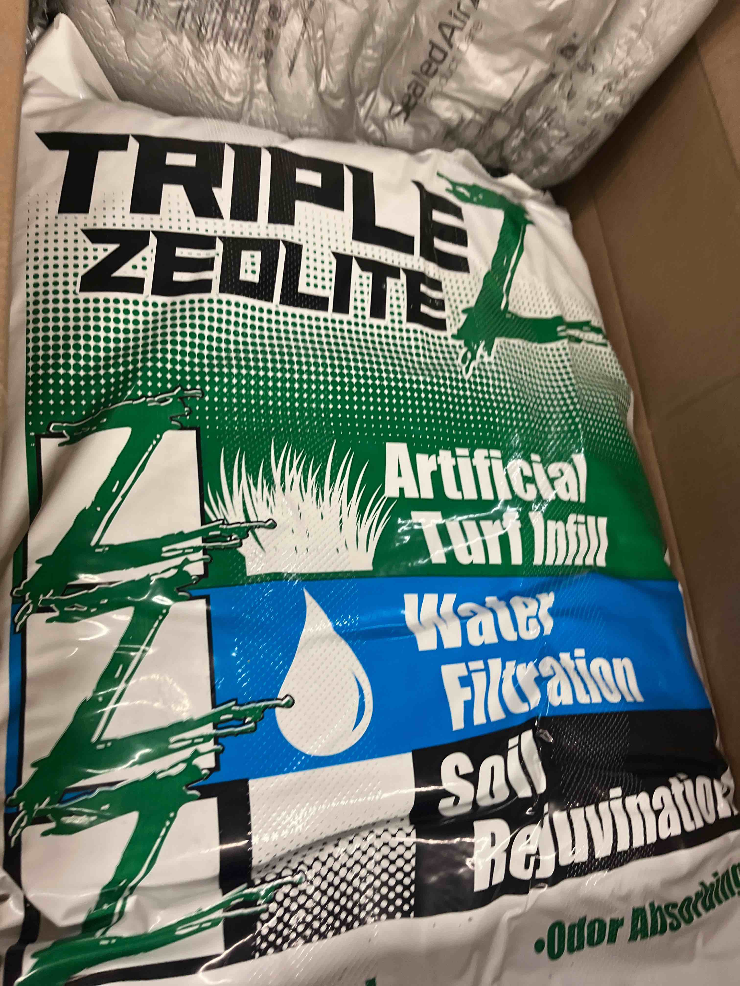 Condition photo showing New/Like New for msi triple z zeolite pack of 1 turf care solution 50 lb bag