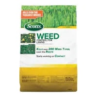 scotts weed control for lawns, weed killer, kills over 200 weed types including dandelion and clover, 5,000 sq. ft., 14 lbs.