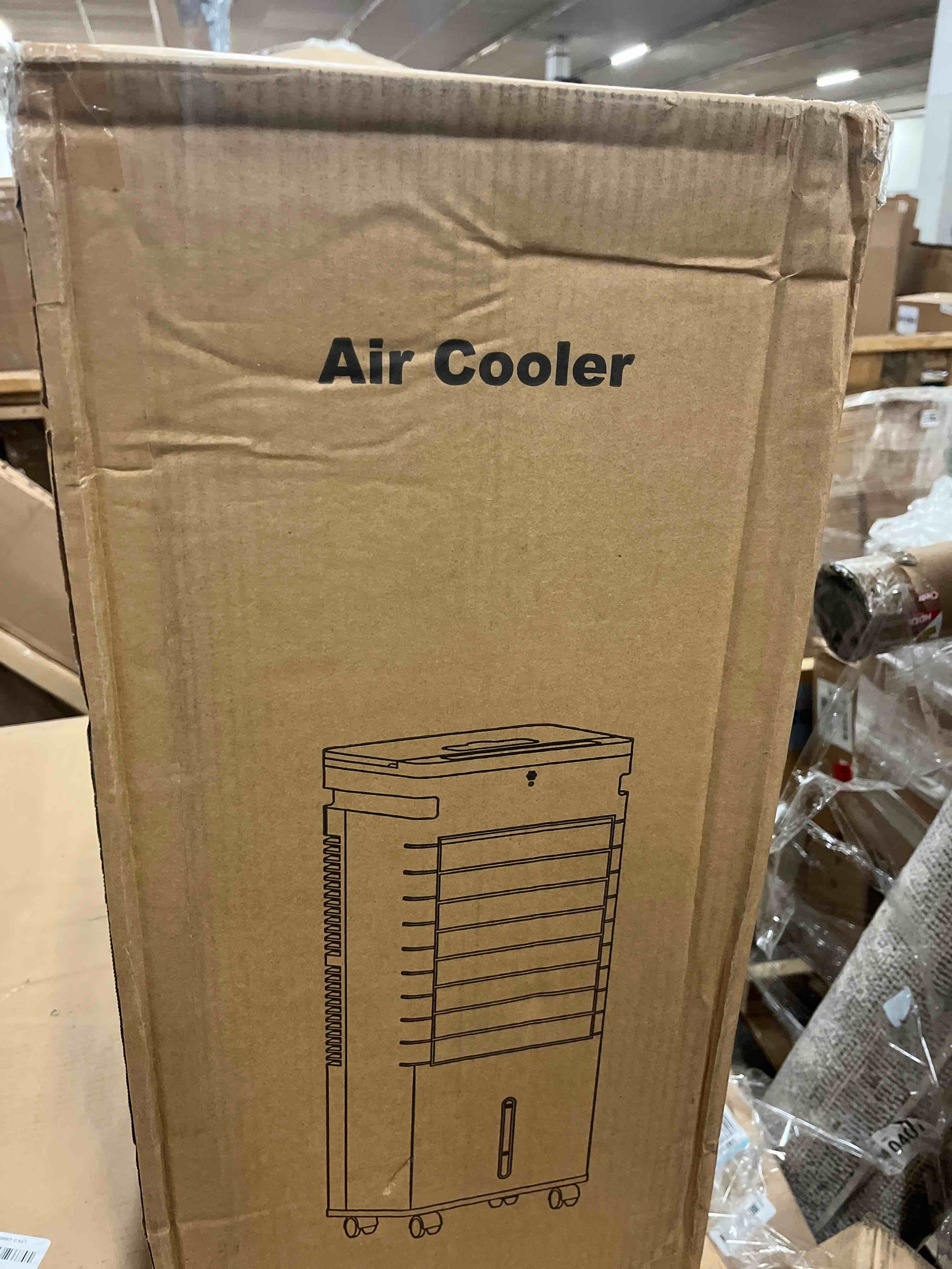 Condition photo showing New/Like New for portable air conditioners,windowless swamp cooler portable ac unit, cooling fan that blow cold air w/remote 5l tank 12 speeds 9h timer, evaporative air cooler for bedroom indoor room (white)