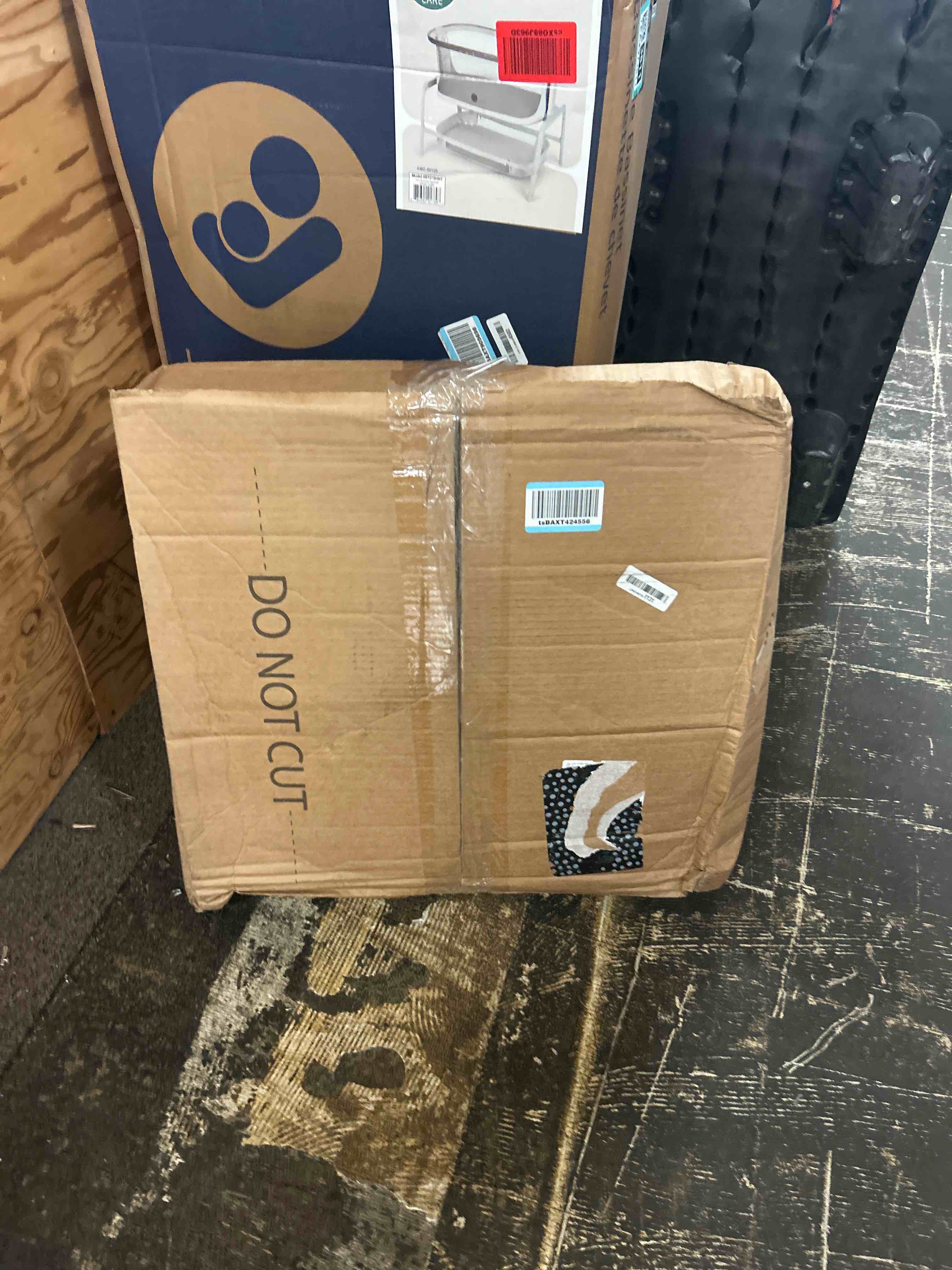Condition photo showing New/Like New for 22 in x 24 in 2-piece foam deep seating outdoor lounge chair cushion in sapphire blue leala