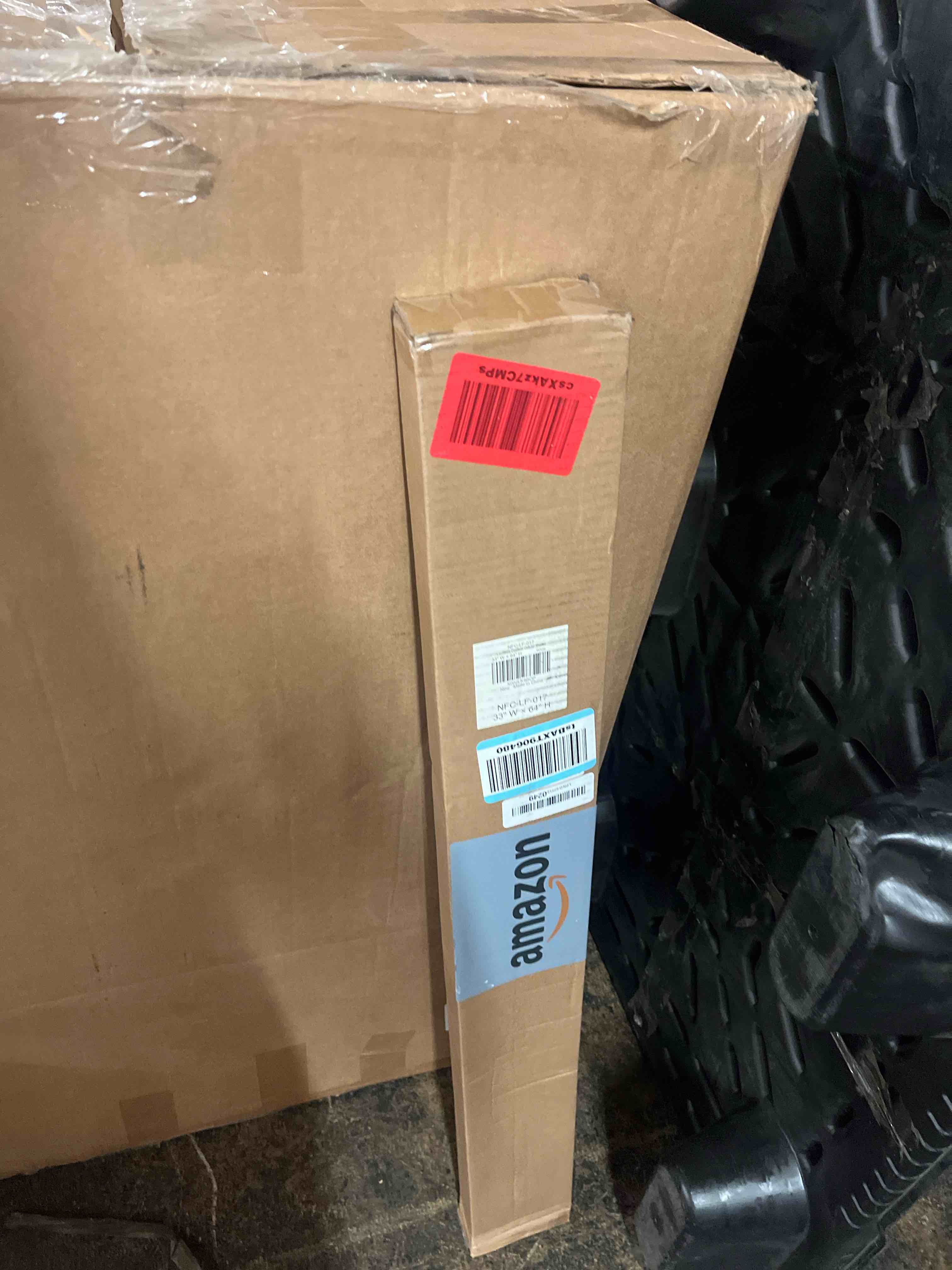 Condition photo showing New/Like New for lazblinds no drill cordless cellular shades, 33" w × 64" h, white | light filtering honeycomb shades thermal insulation noise reduction glare control blinds for windows