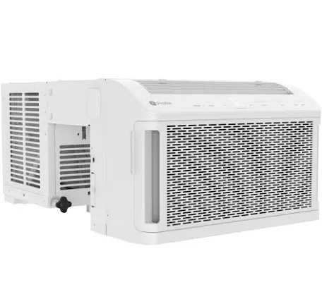 GE Profile ClearView Window Air Conditioner Unit, 8,300 BTU, Energy Efficient Cooling up to 350 sq ft., Ultra Quiet, SMART Home Capable, Includes Remote, White