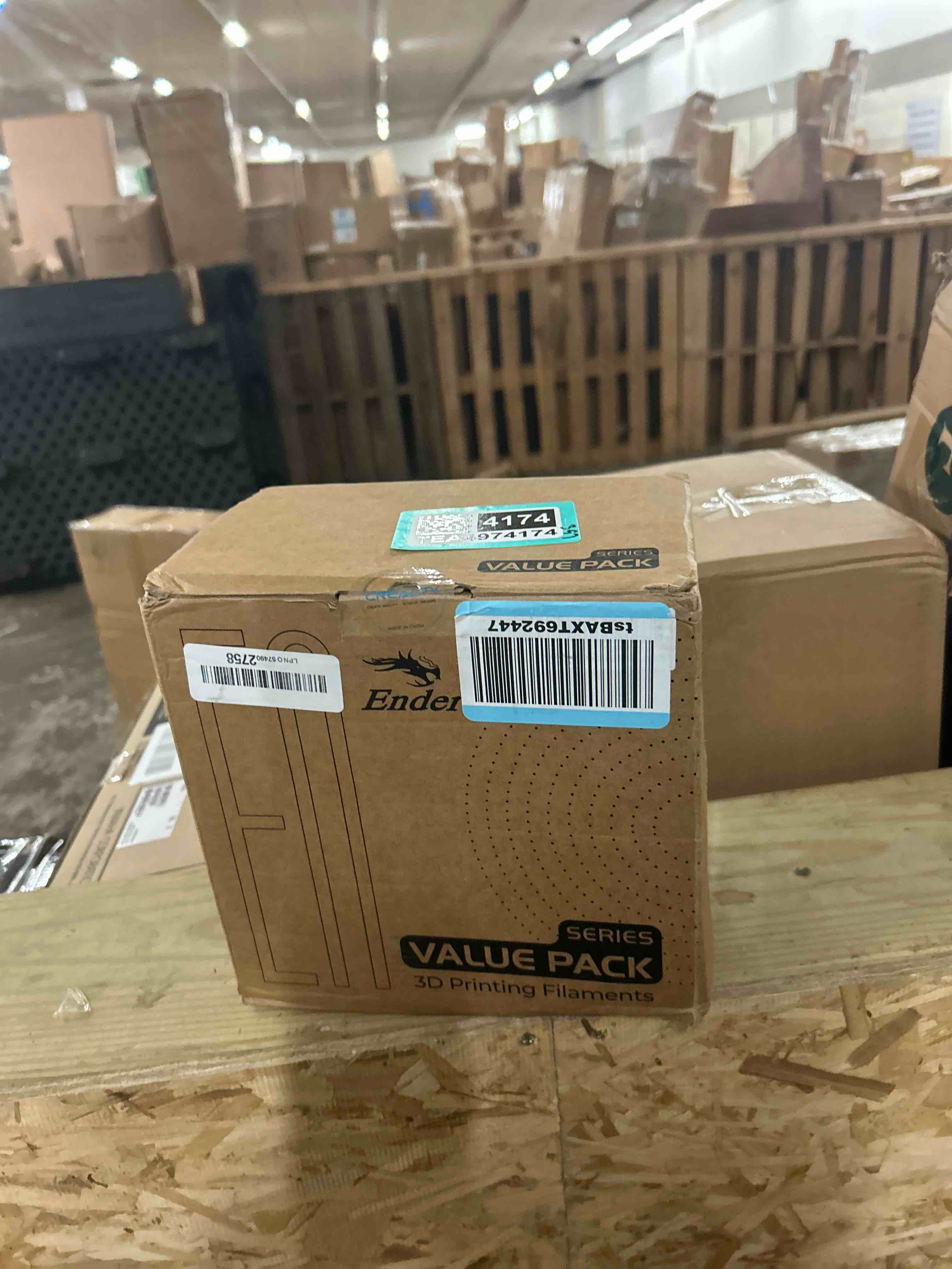 Condition photo showing New/Like New for creality 2kg black & white pla 1.75mm filament bundle for 3d printing with no-tangling strong bonding and overhang performance, accuracy +/- 0.02mm