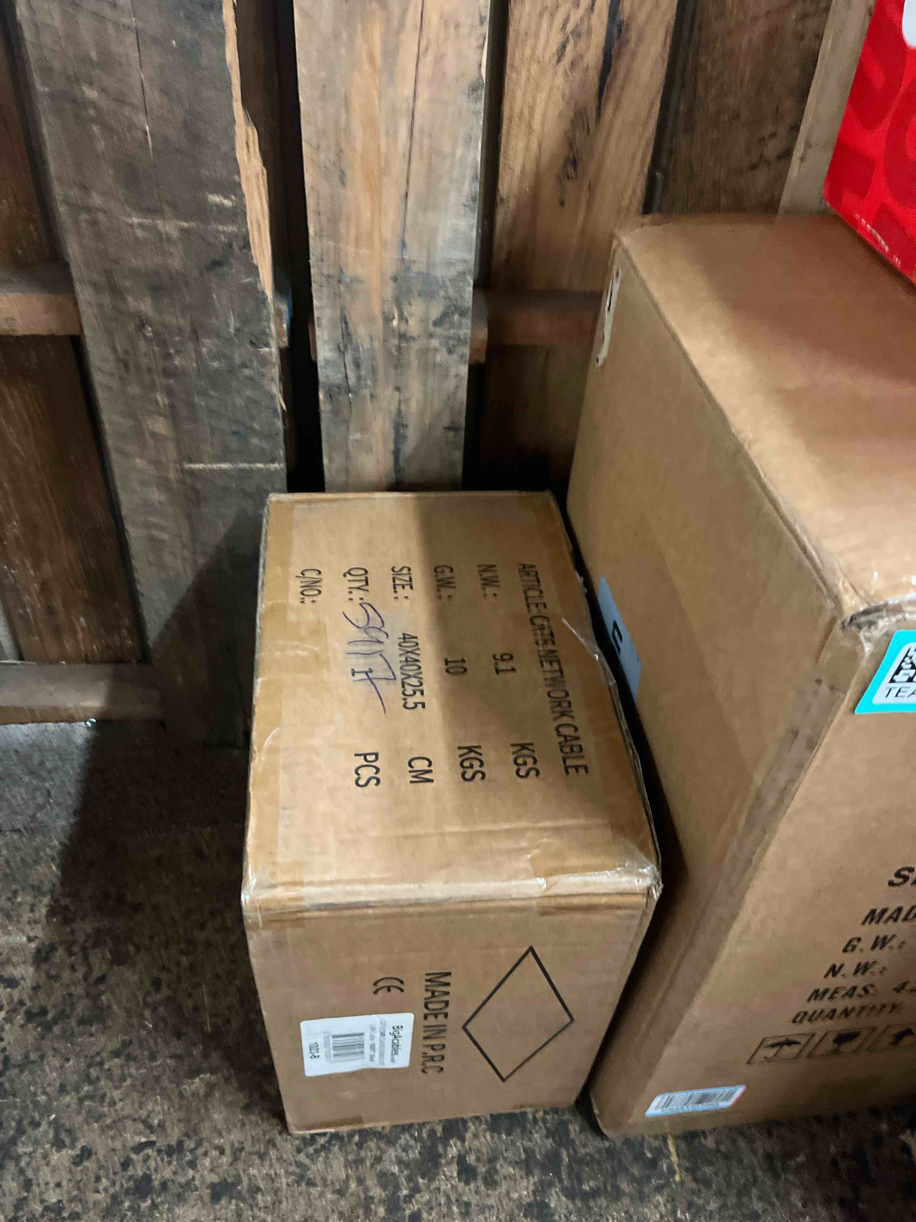 Condition photo showing New/Like New for big-a cat 6 ethernet cable 1000ft black, cat6 bulk cable, 23awg solid utp cmr riser, 550mhz network internet lan cable, pull box