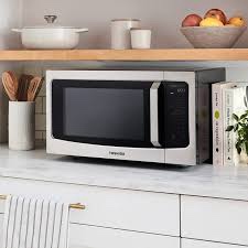 toshiba ml4-em22pait(ss) countertop microwave oven with sensor cook, 6 auto menus, origin inverter, child lock, 2.2 cu ft for large family, 16.5 inch removable turntable, 1200w, stainless steel