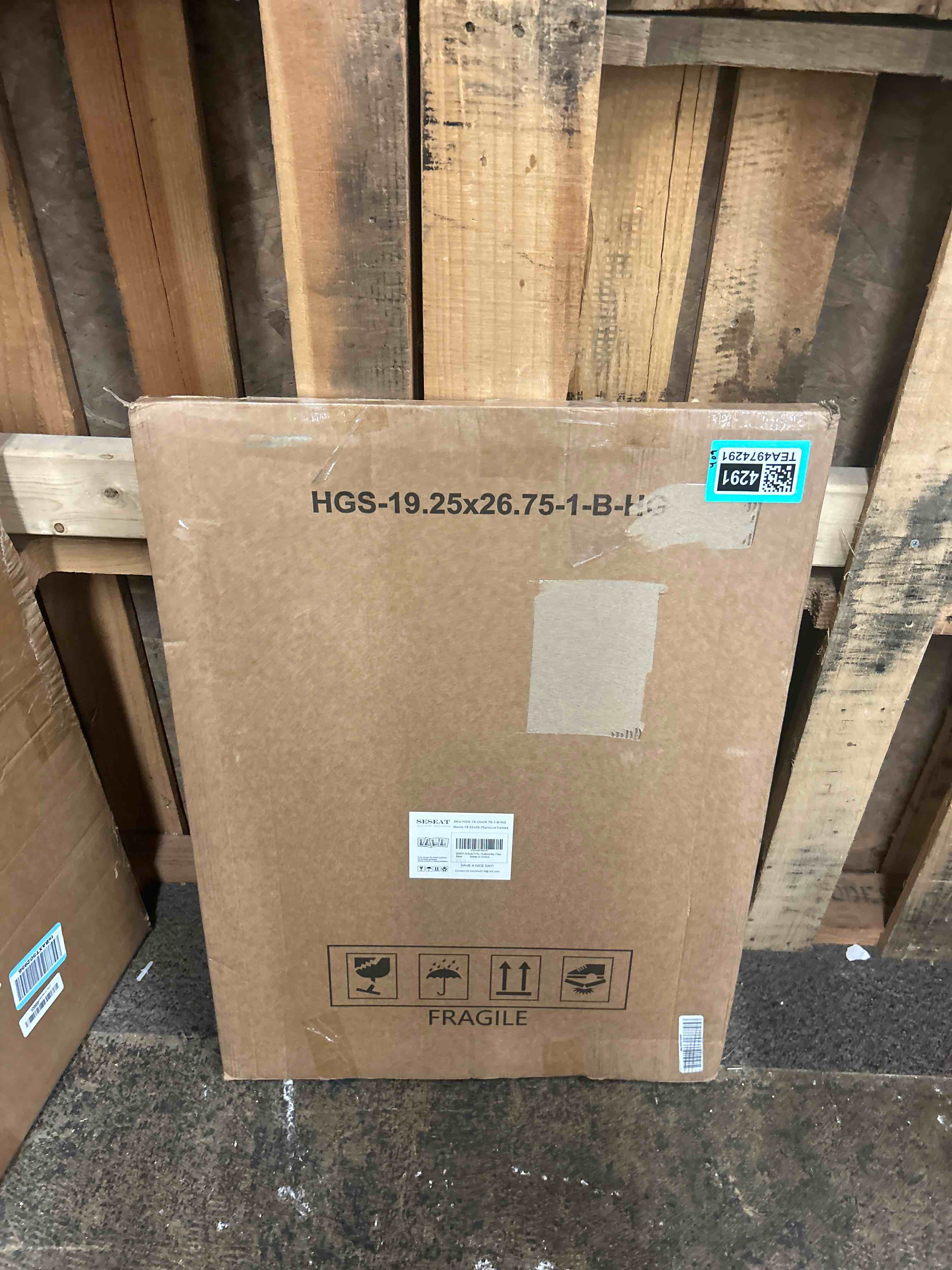 Condition photo showing New/Like New for seseat 19.25x26.75 picture frame puzzle black, poster frames for wall hanging, 19.25 x 26.75 large frames with acrylic protection, 1 pack