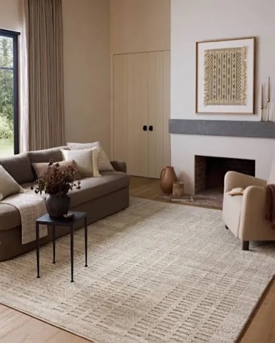 loloi amber lewis monty collection mot-03 ivory/beige 4'-0" x 6'-0", .50" pile height, accent rug