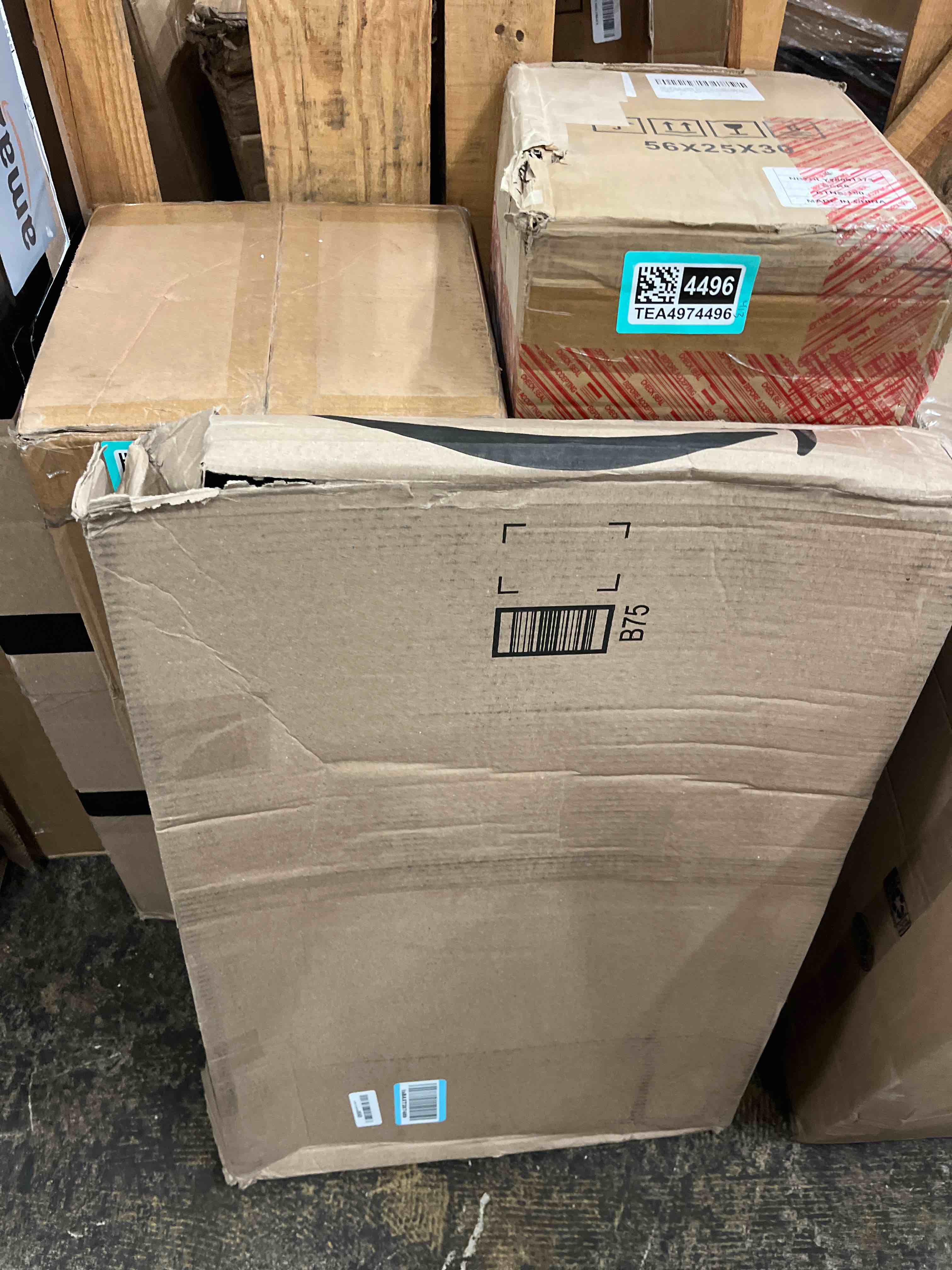 Condition photo showing New/Like New for heavy duty thick folding box spring, mattress supporting wood floor, foldable box spring, bed support slats, 60"x30"