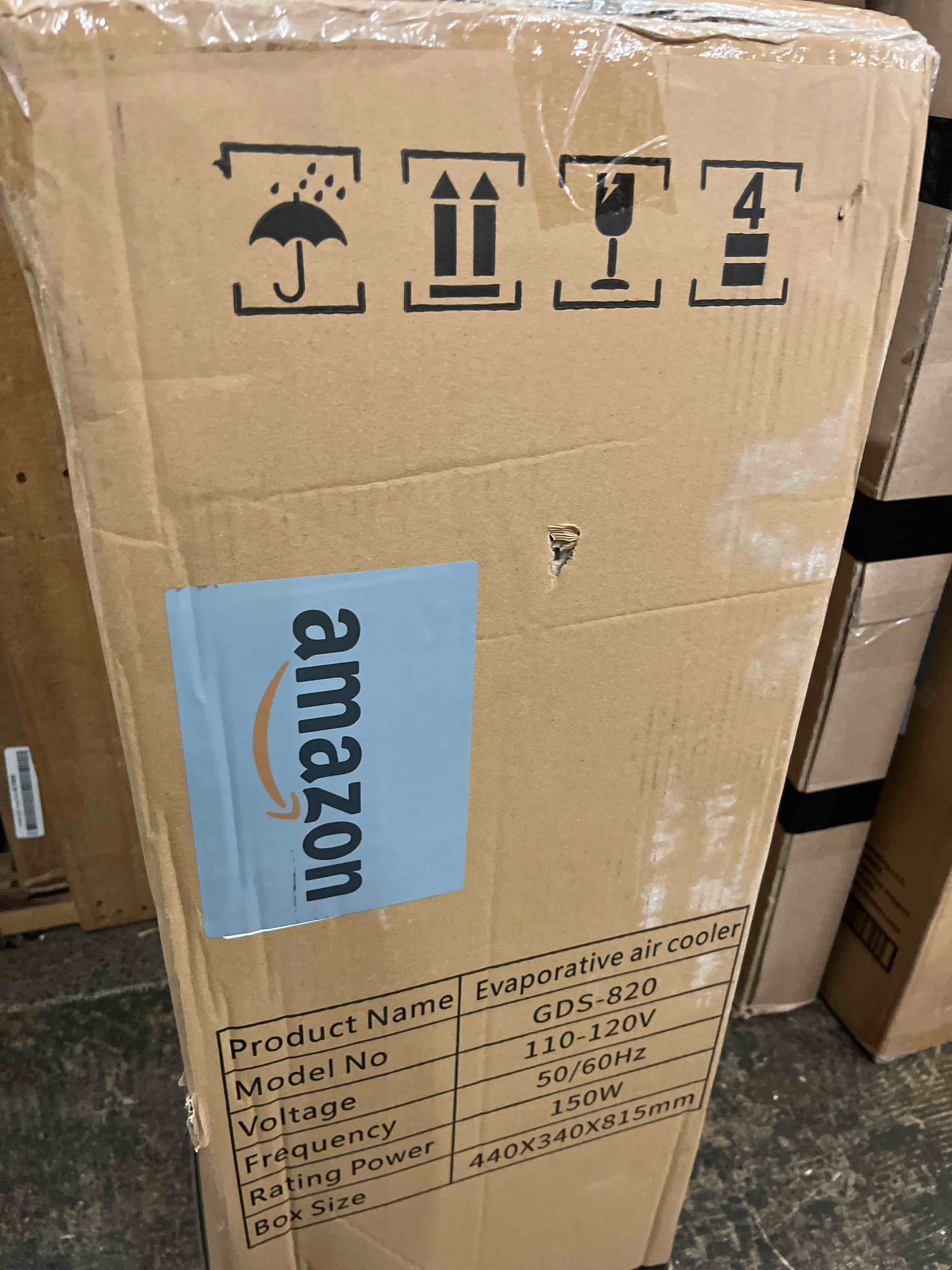 Condition photo showing New/Like New for portable air conditioner, 3000 cfm swamp cooler & evaporative air cooler | 6.87 gal water tank, 3 speeds & 4 modes, 120° oscillation with 15h timer for home, bedroom, kitchen & indoor cooling
