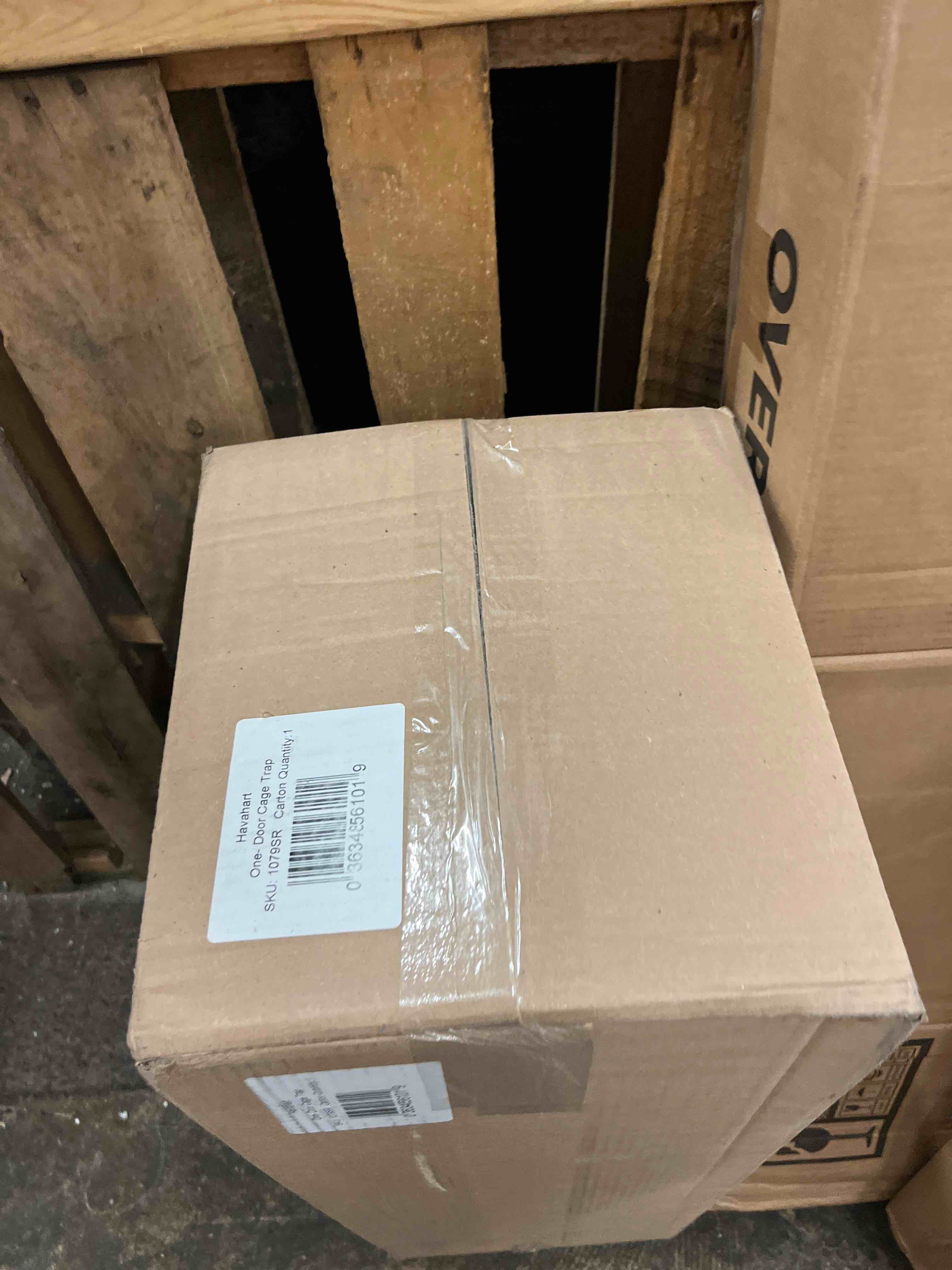 Condition photo showing New/Like New for havahart 1079sr large 1-door humane catch and release live animal trap cage - live raccoon trap, for bobcats, beavers, dogs, & more