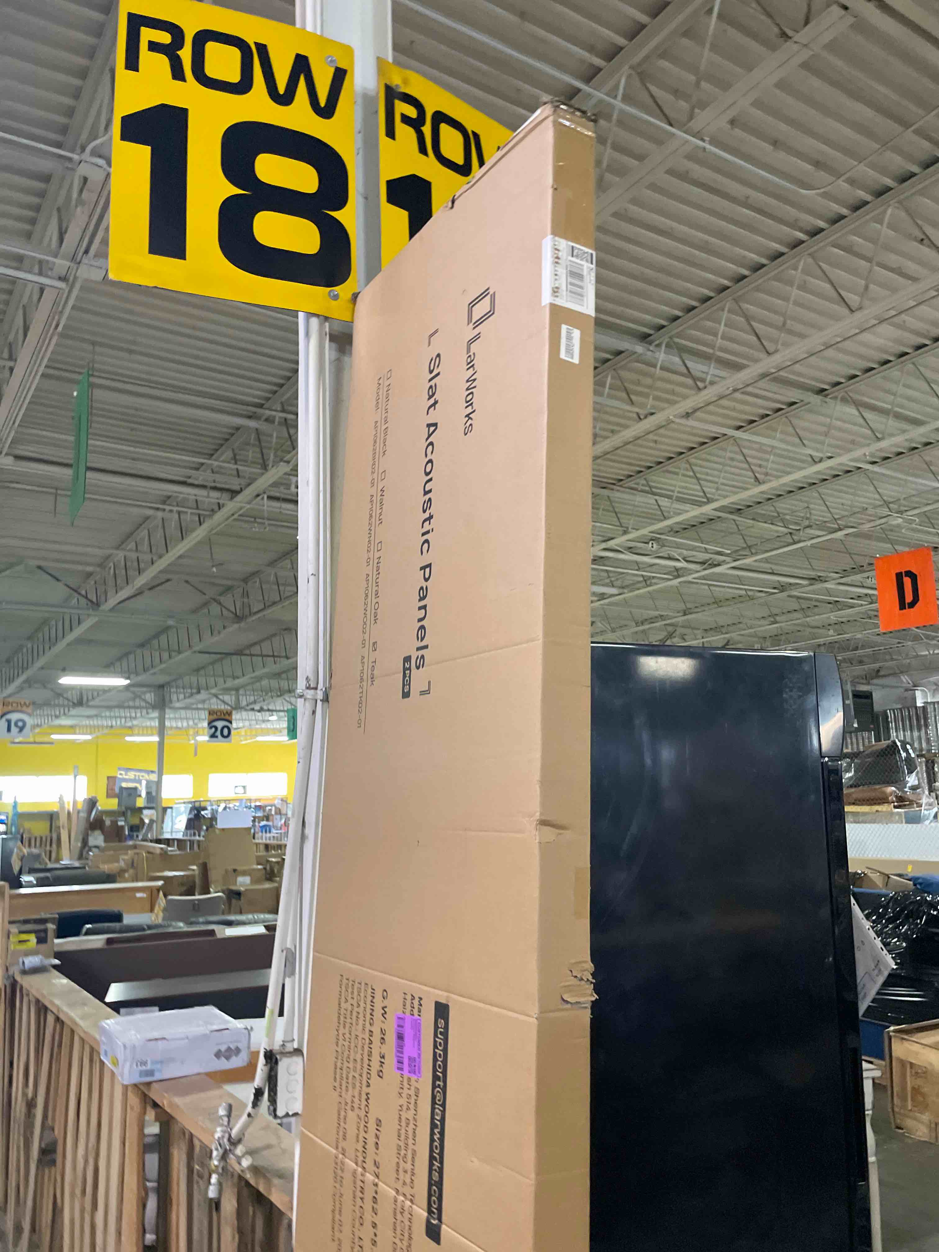 Condition photo showing New/Like New for yuzzy wood panels for wall - 9 feet teak wood slat acoustic panels 2 pcs - modern sound absorbing wall panels for interior wall decor for home, office, studio