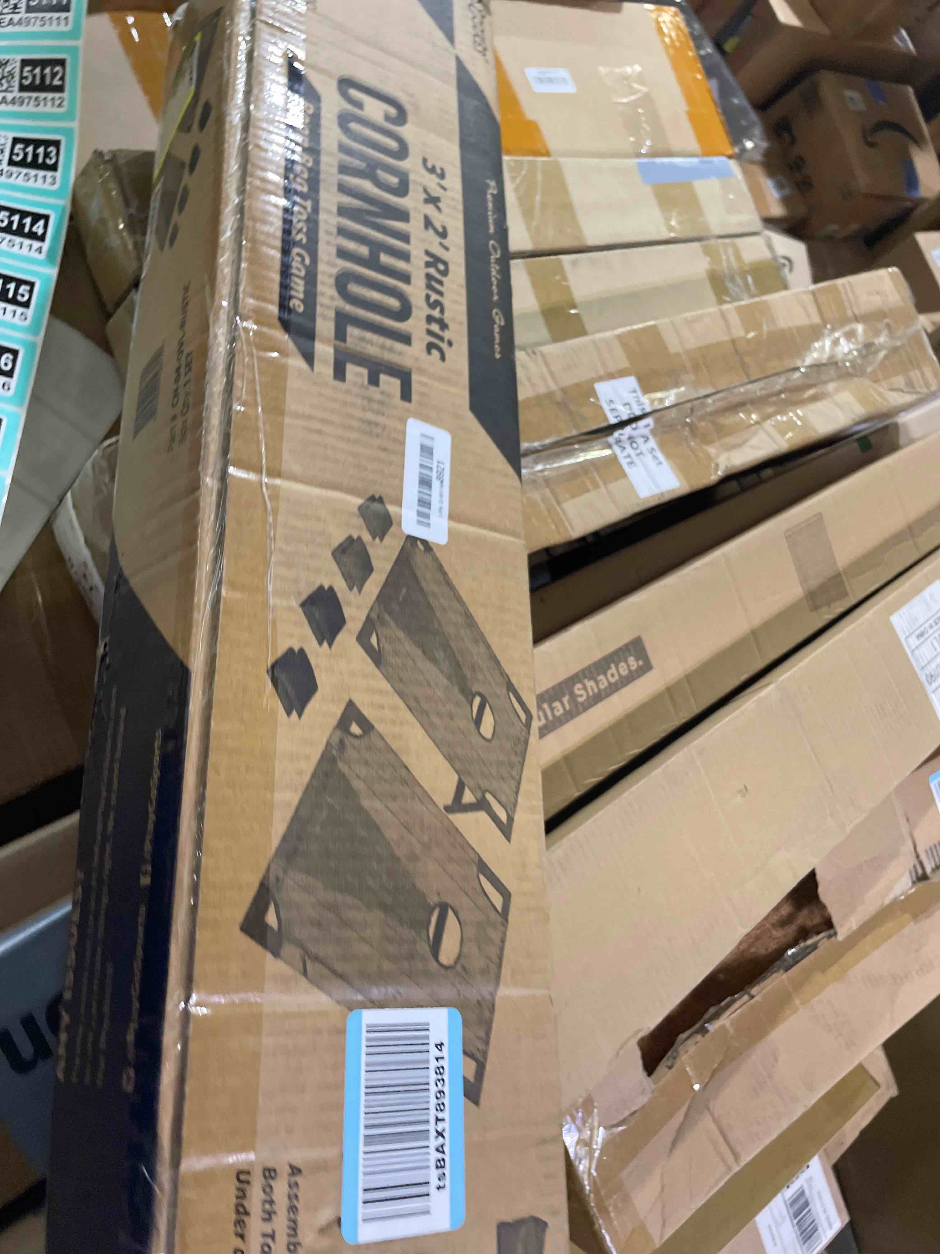 Condition photo showing New/Like New for gosports portable cornhole game sets – premium outdoor lawn or beach toss game rustic