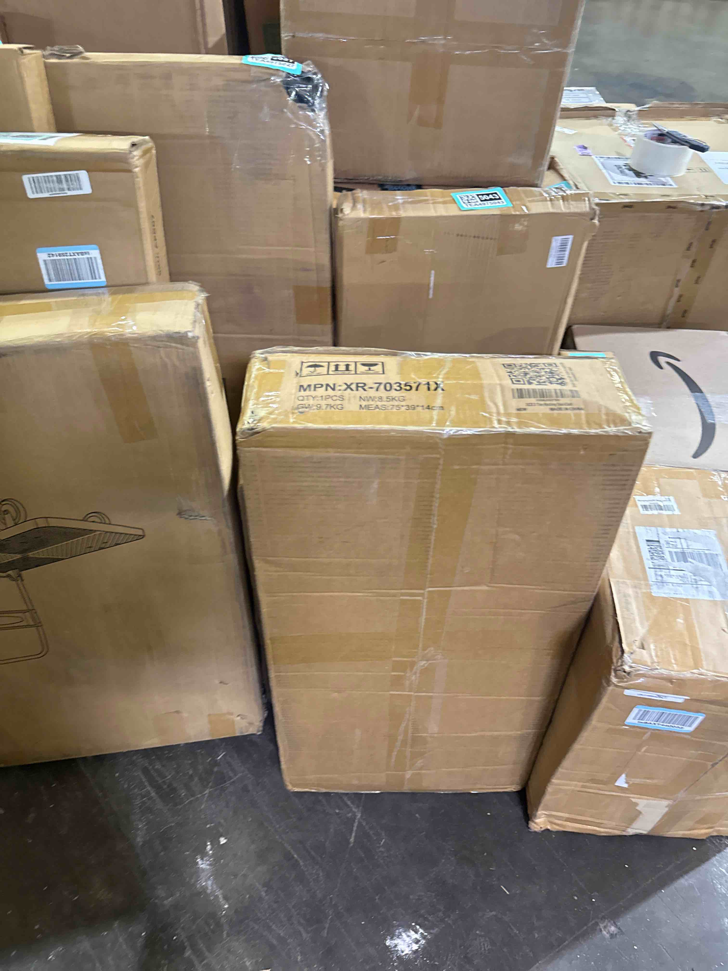 Condition photo showing New/Like New for 3 tier rolling tool cart with lockable silent wheels, 330 lbs capacity, metal service cart for home, garage, warehouse, workshop