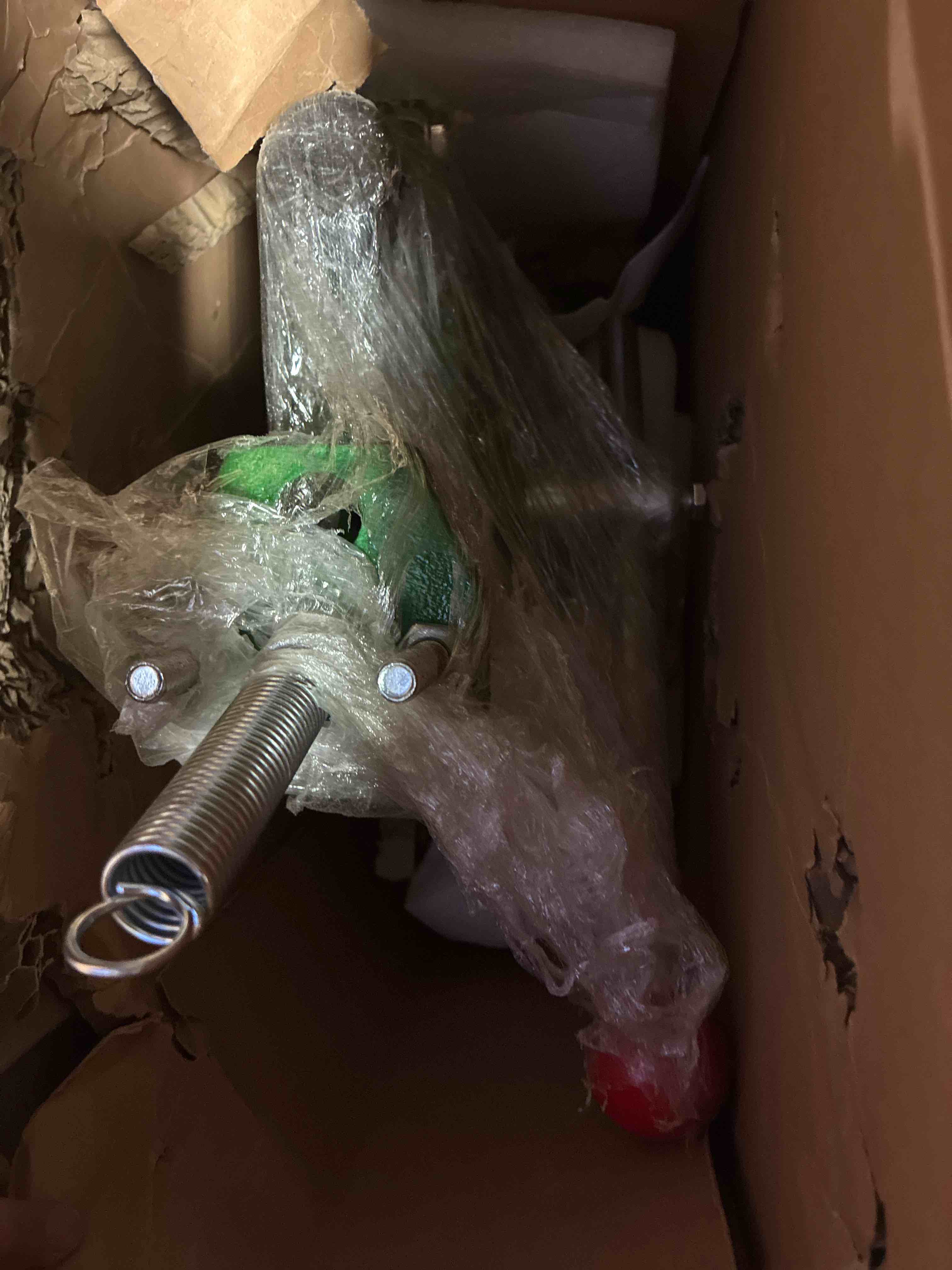 Condition photo showing New/Like New for vertical injection molding machine manual plastic extruder with bench vise and test mold 110v.